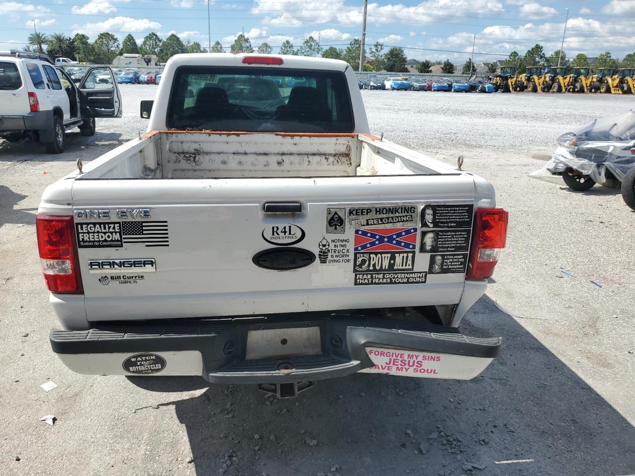 2006 Ford Ranger Super Cab White vin: 1FTYR14U16PA45962