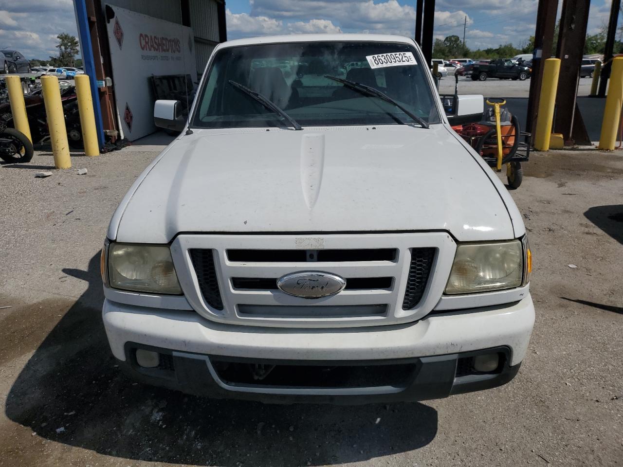 2006 Ford Ranger Super Cab White vin: 1FTYR14U16PA45962