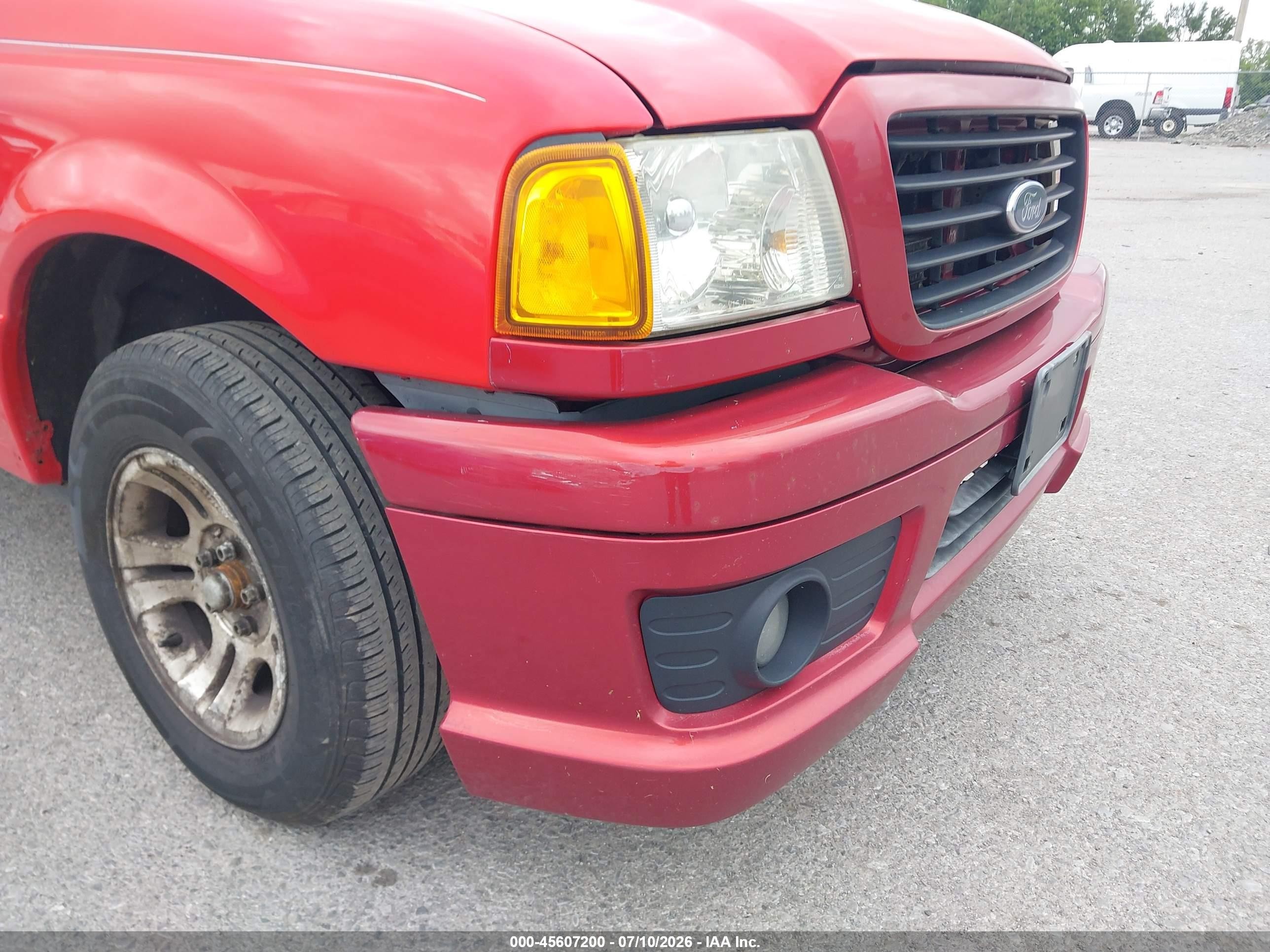 2006 Ford Ranger Sport/stx/xl/xlt Red vin: 1FTYR14U16PA92425
