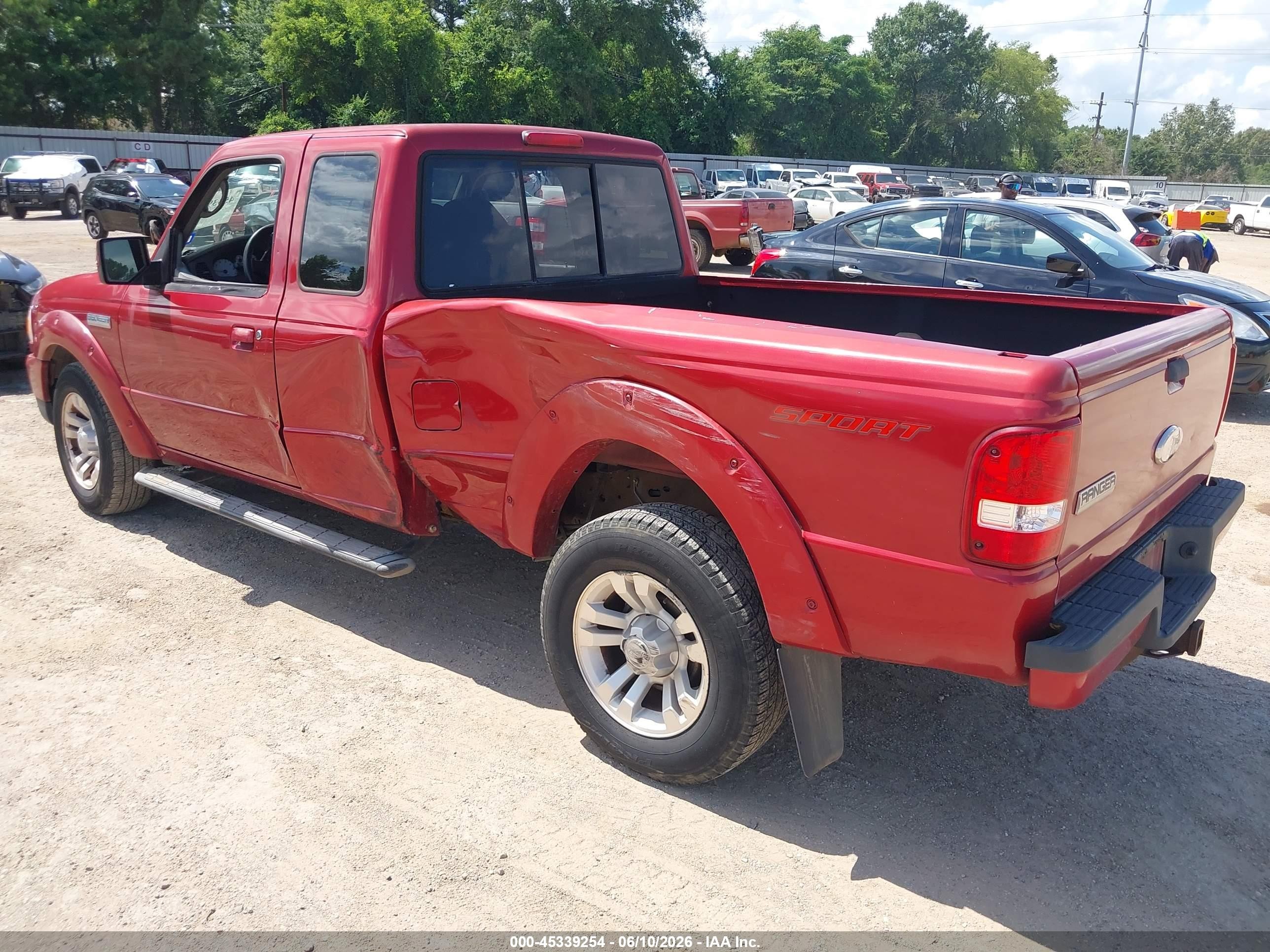 2008 Ford Ranger Sport/xl/xlt Красный vin: 1FTYR14U18PA09434