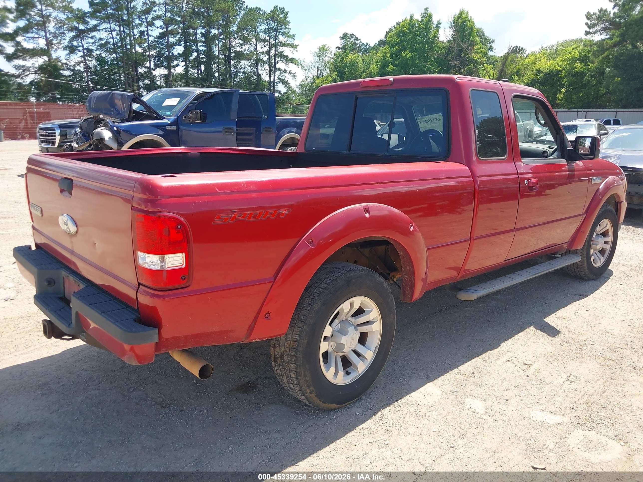 2008 Ford Ranger Sport/xl/xlt Красный vin: 1FTYR14U18PA09434