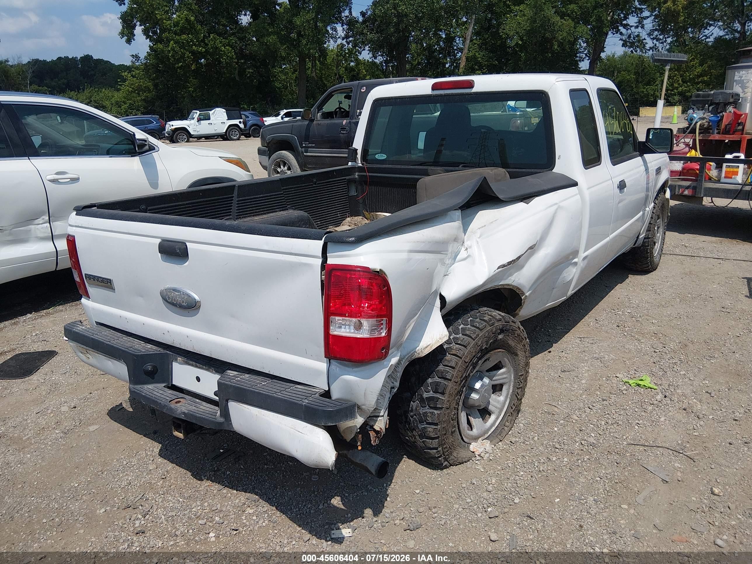 2008 Ford Ranger Sport/xl/xlt Белый vin: 1FTYR14U18PA57287
