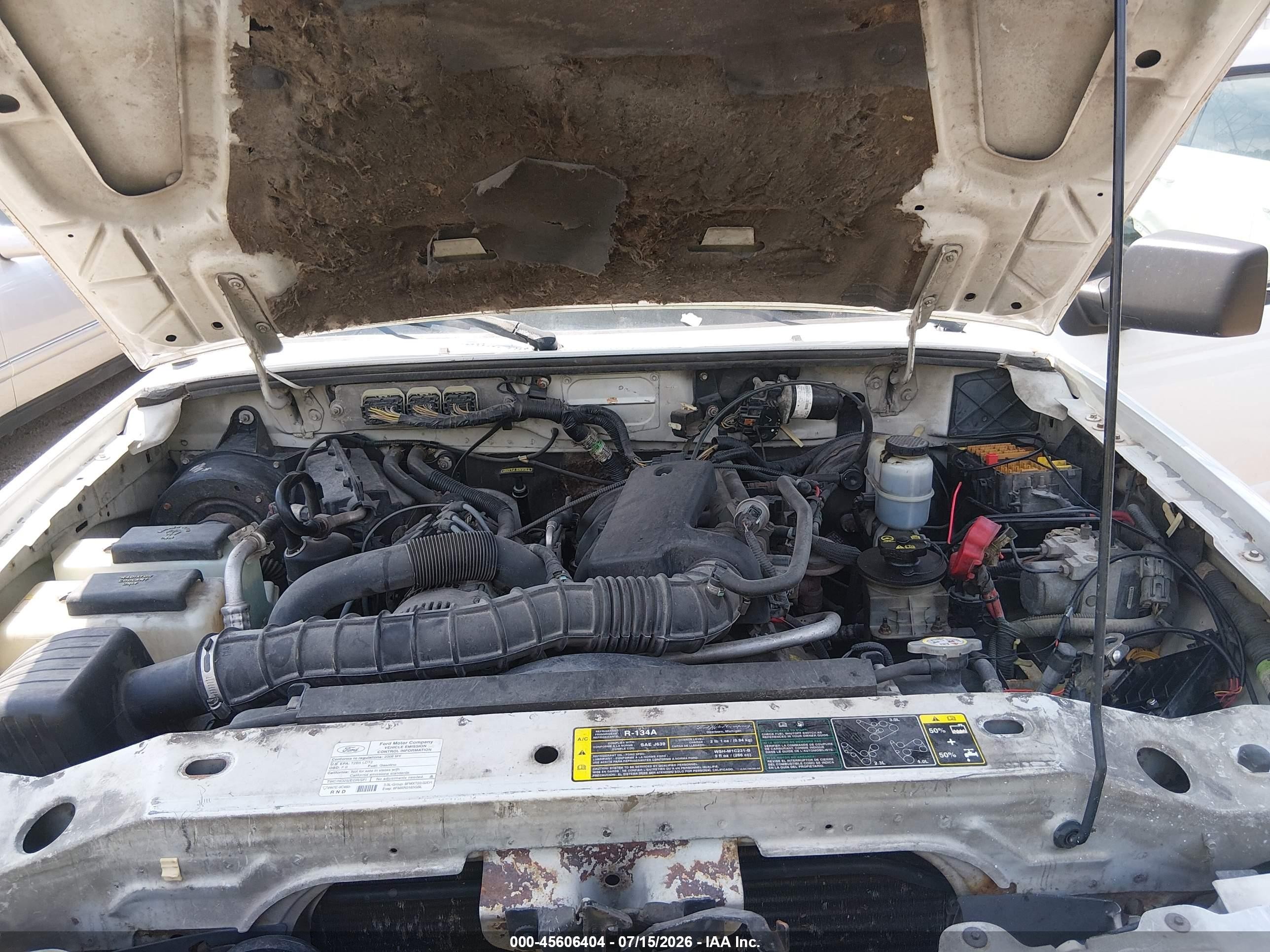 2008 Ford Ranger Sport/xl/xlt Белый vin: 1FTYR14U18PA57287