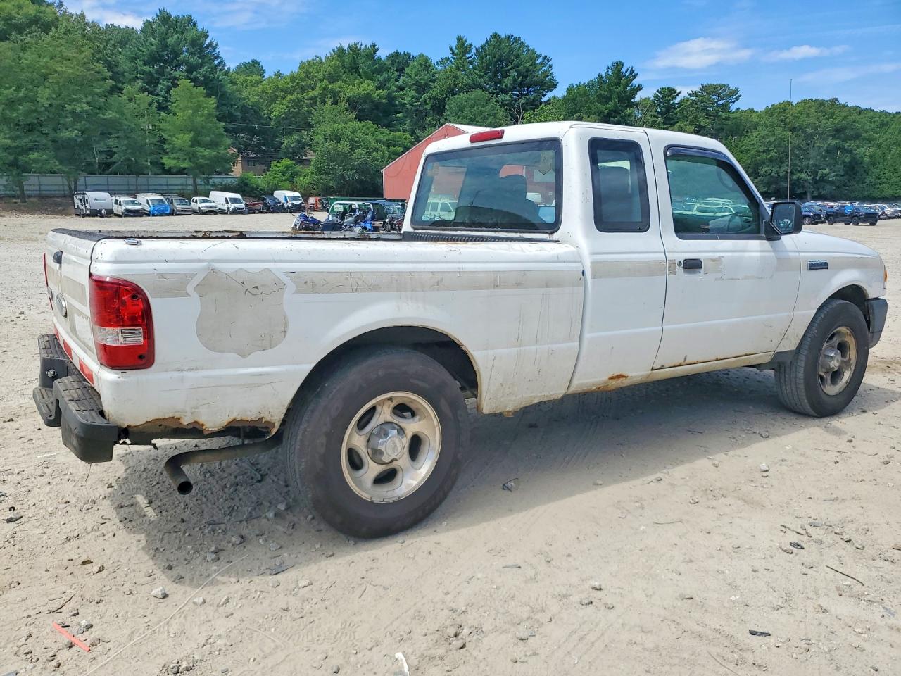 2008 Ford Ranger Super Cab White vin: 1FTYR14U18PA68547