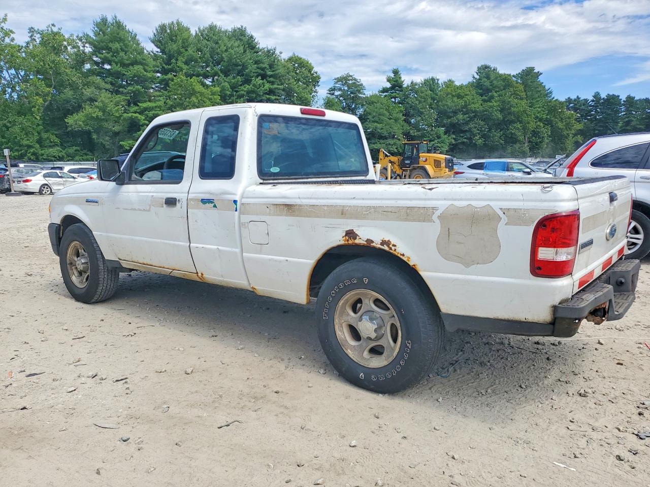 2008 Ford Ranger Super Cab White vin: 1FTYR14U18PA68547
