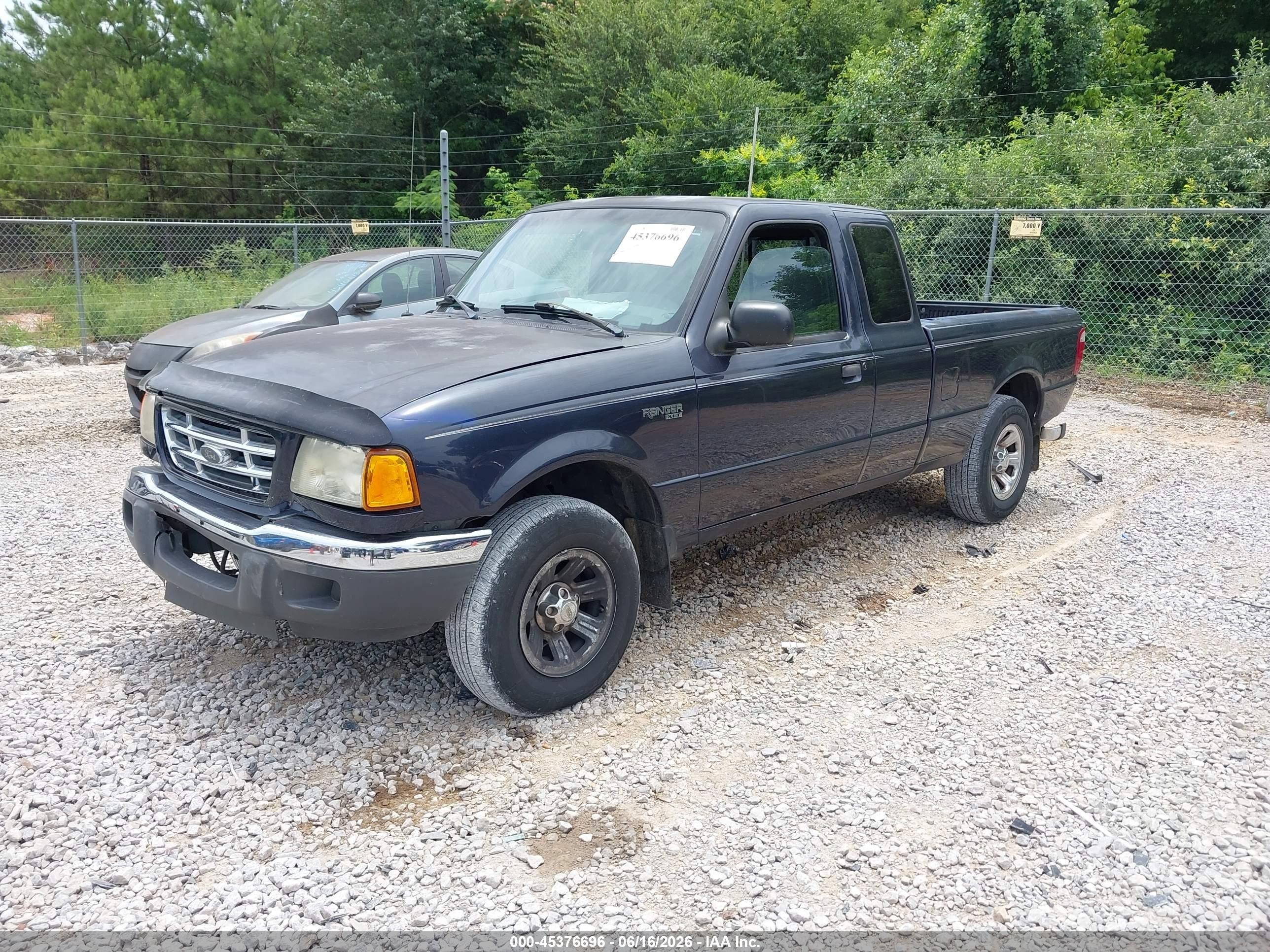 2002 Ford Ranger Edge/tremor/xl/xlt Черный vin: 1FTYR14U22TA23664