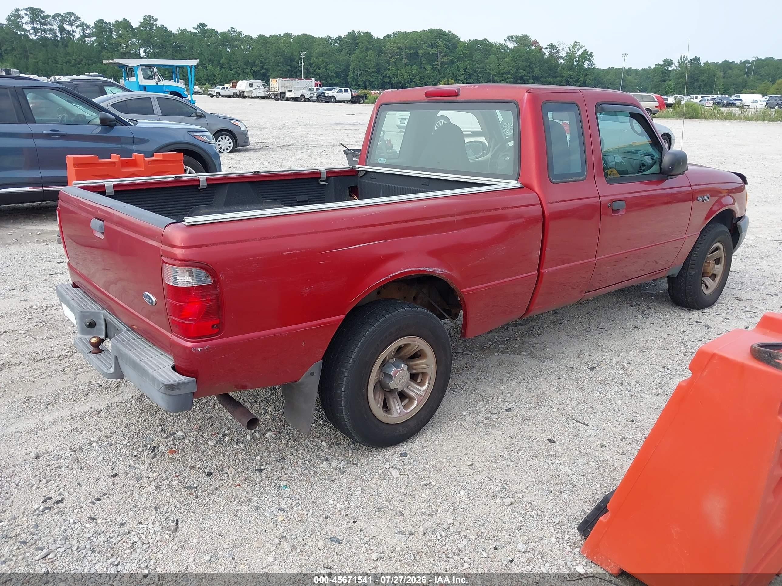2003 Ford Ranger Edge/tremor/xl/xlt Красный vin: 1FTYR14U23PB80458