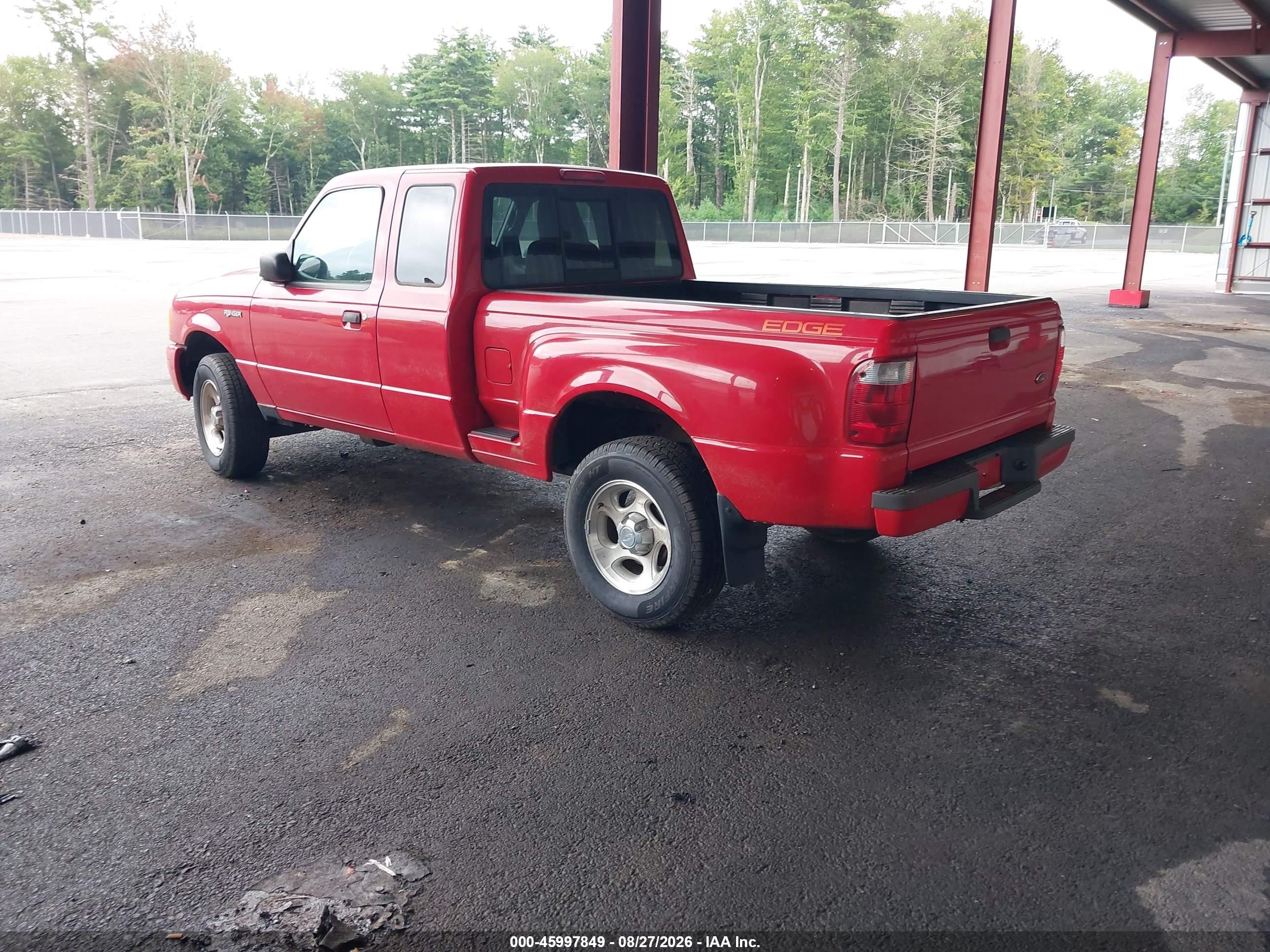 2004 Ford Ranger Edge/tremor/xl/xlt Red vin: 1FTYR14U24PB33528
