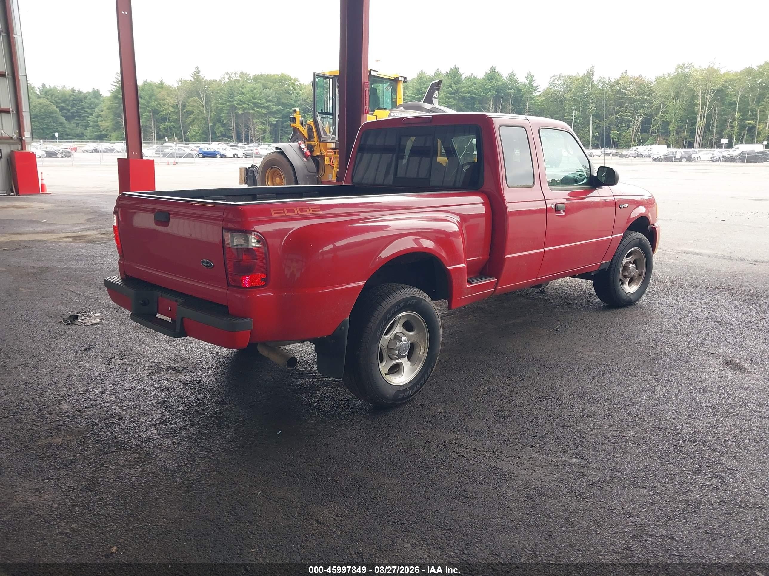 2004 Ford Ranger Edge/tremor/xl/xlt Red vin: 1FTYR14U24PB33528