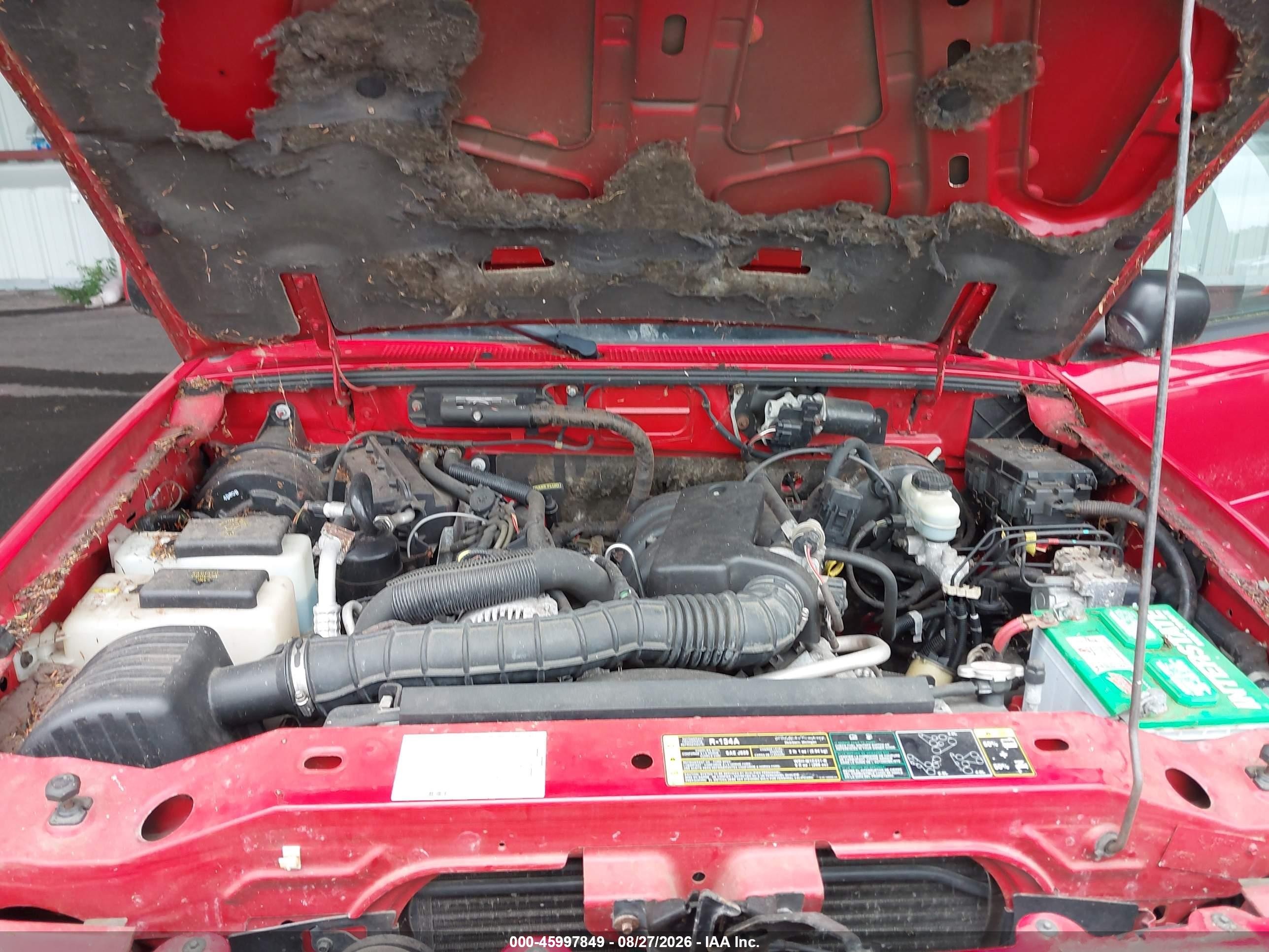2004 Ford Ranger Edge/tremor/xl/xlt Red vin: 1FTYR14U24PB33528