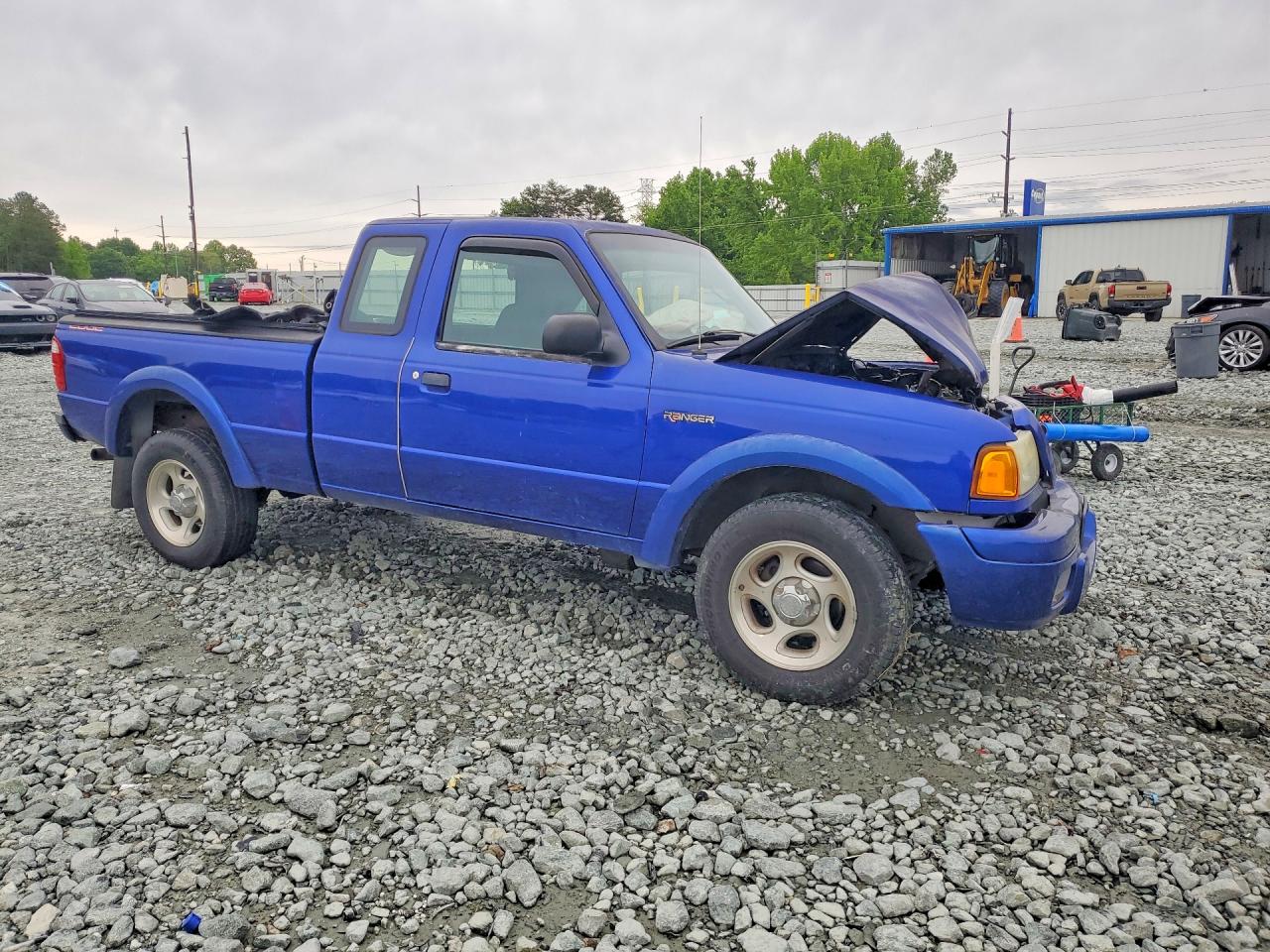 2004 Ford Ranger Super Cab Синий vin: 1FTYR14U24PB38597