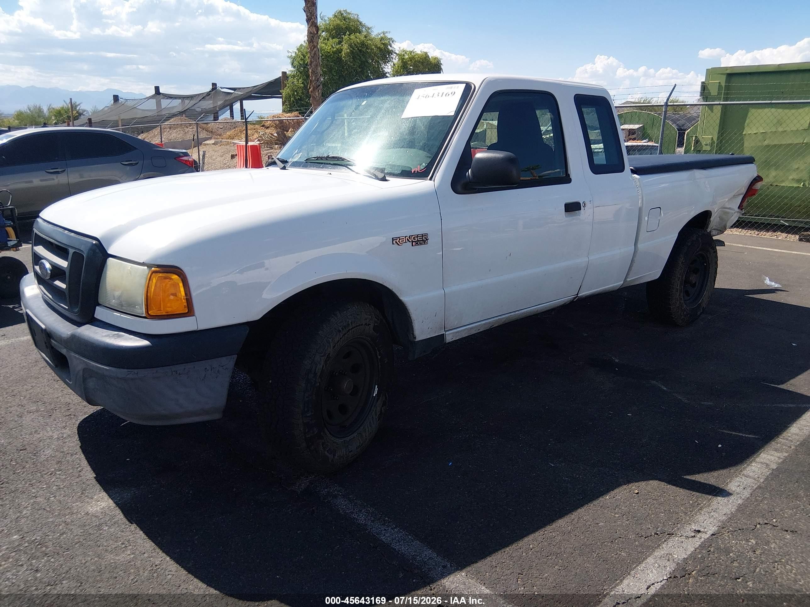 2005 Ford Ranger Edge/stx/xl/xlt White vin: 1FTYR14U25PA10166