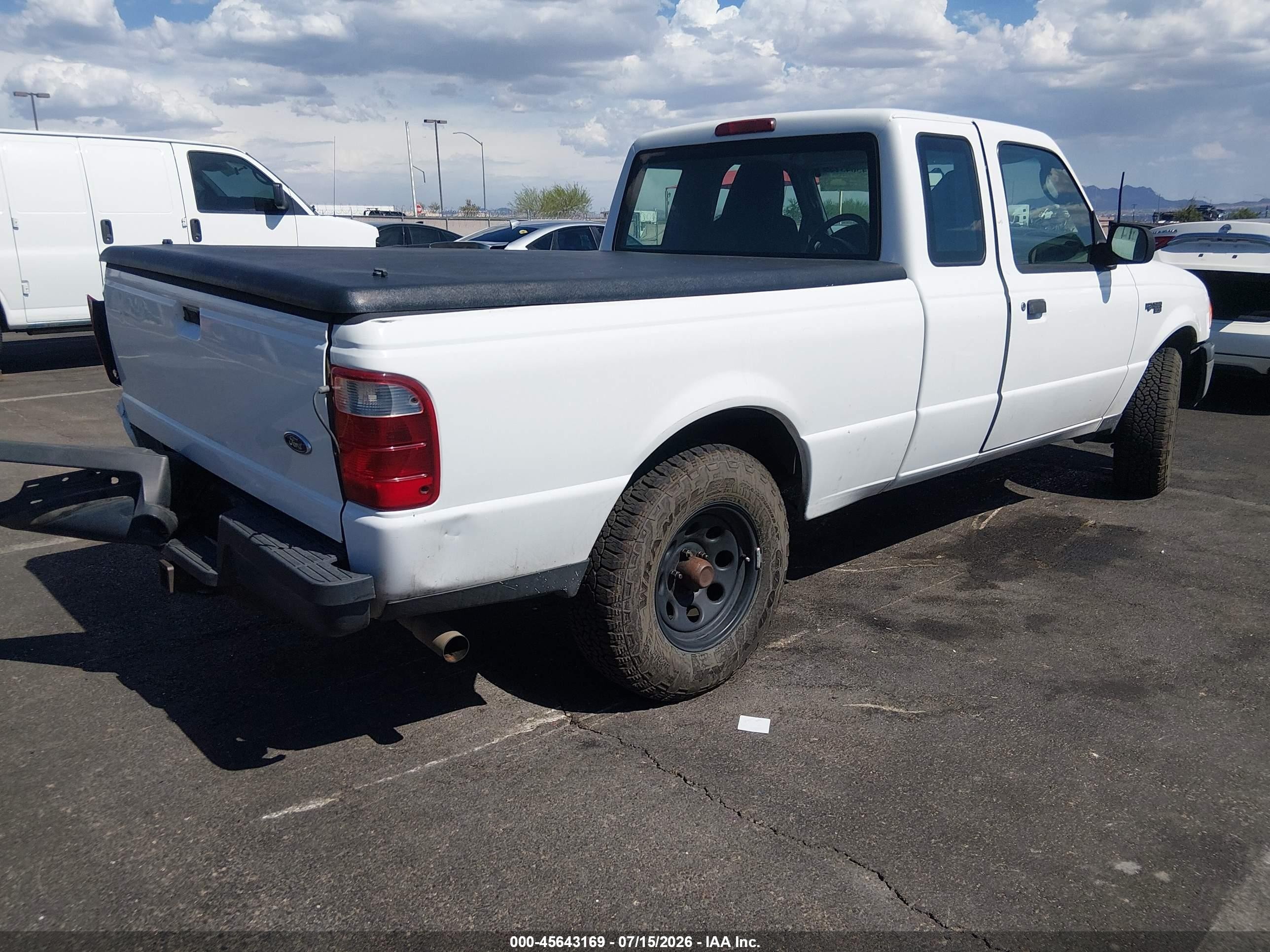 2005 Ford Ranger Edge/stx/xl/xlt White vin: 1FTYR14U25PA10166