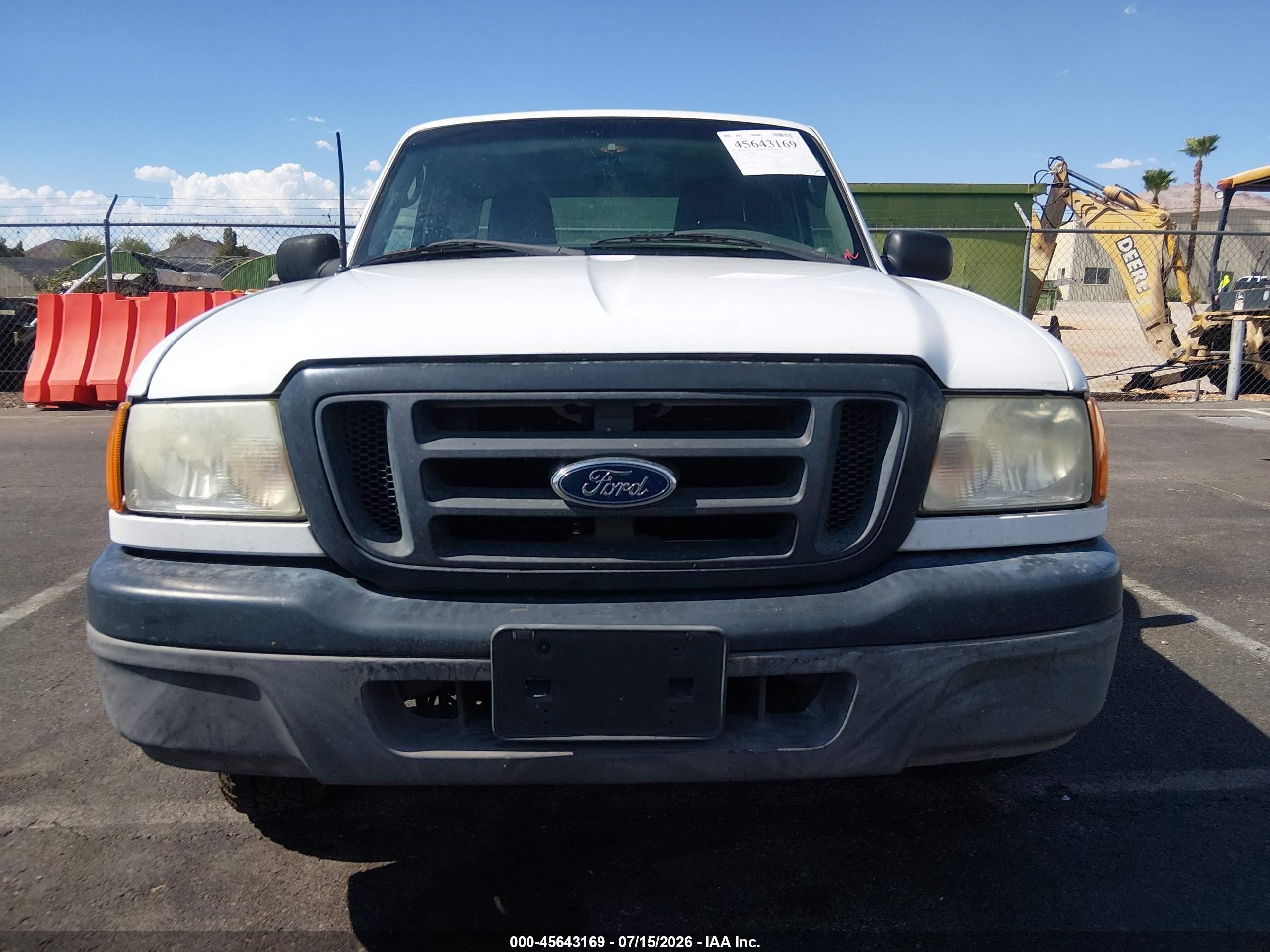 2005 Ford Ranger Edge/stx/xl/xlt White vin: 1FTYR14U25PA10166
