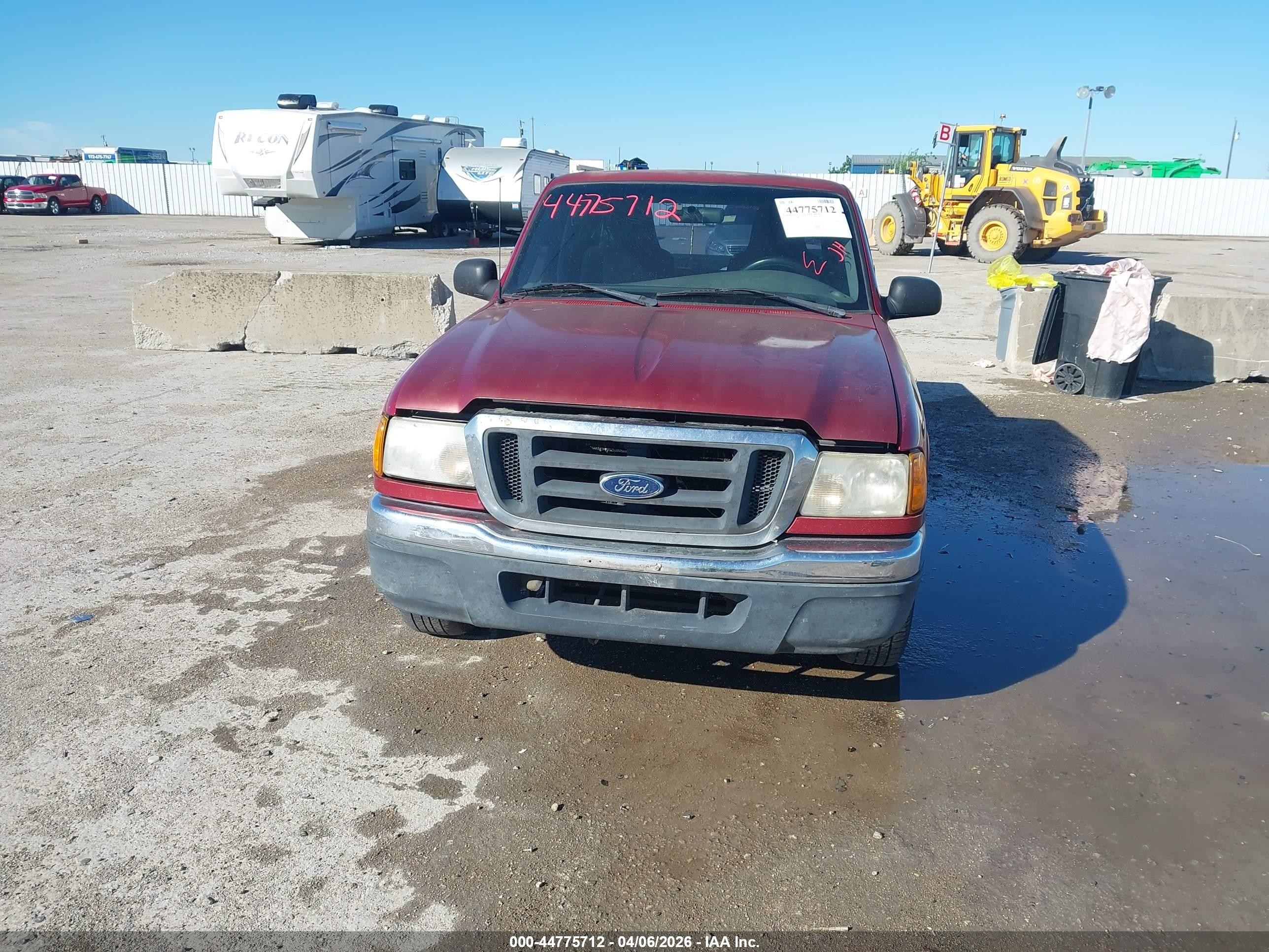 2005 Ford Ranger Edge/stx/xl/xlt Red vin: 1FTYR14U25PA41482