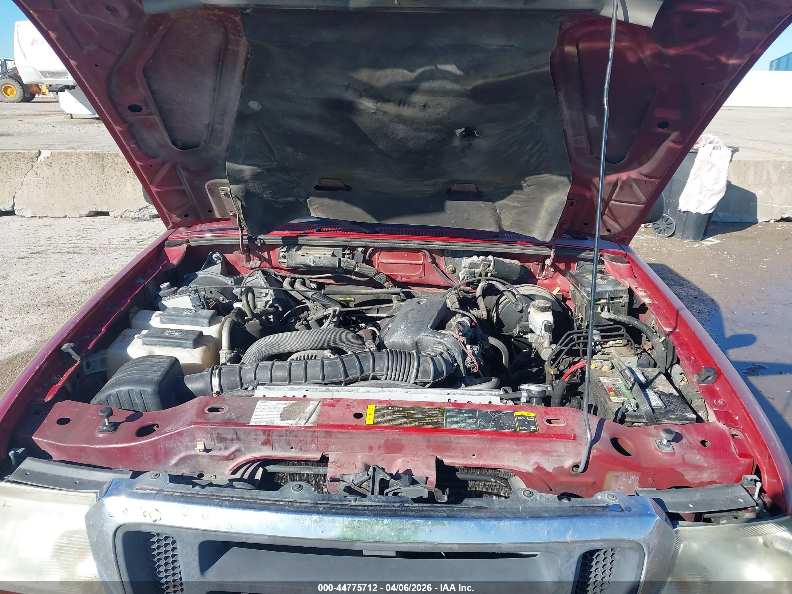 2005 Ford Ranger Edge/stx/xl/xlt Red vin: 1FTYR14U25PA41482