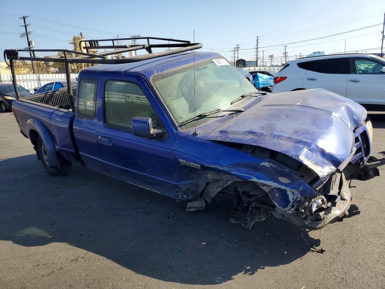 2006 Ford Ranger Super Cab Blue vin: 1FTYR14U26PA00447