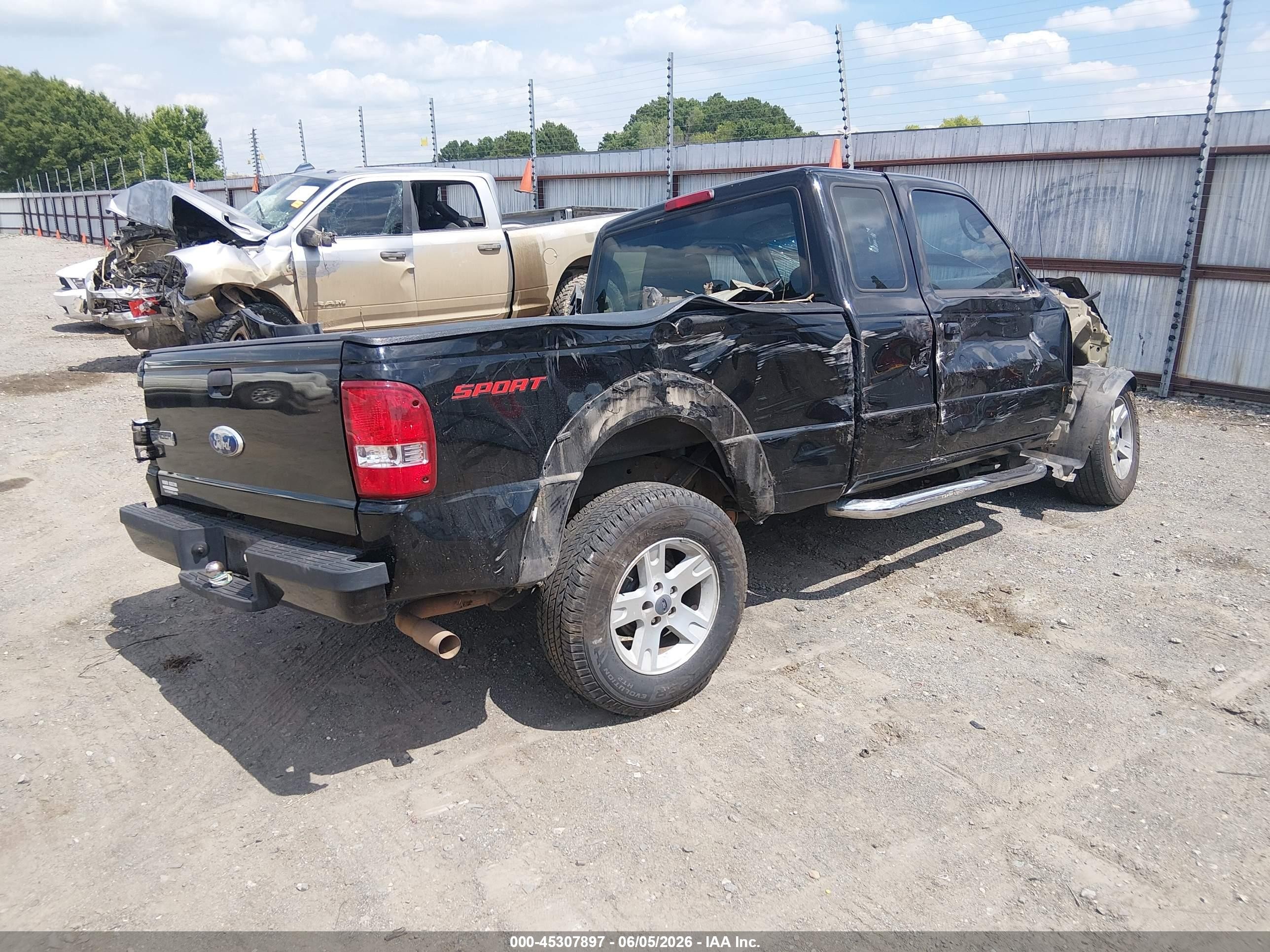 2006 Ford Ranger Sport/stx/xl/xlt Black vin: 1FTYR14U26PA61877