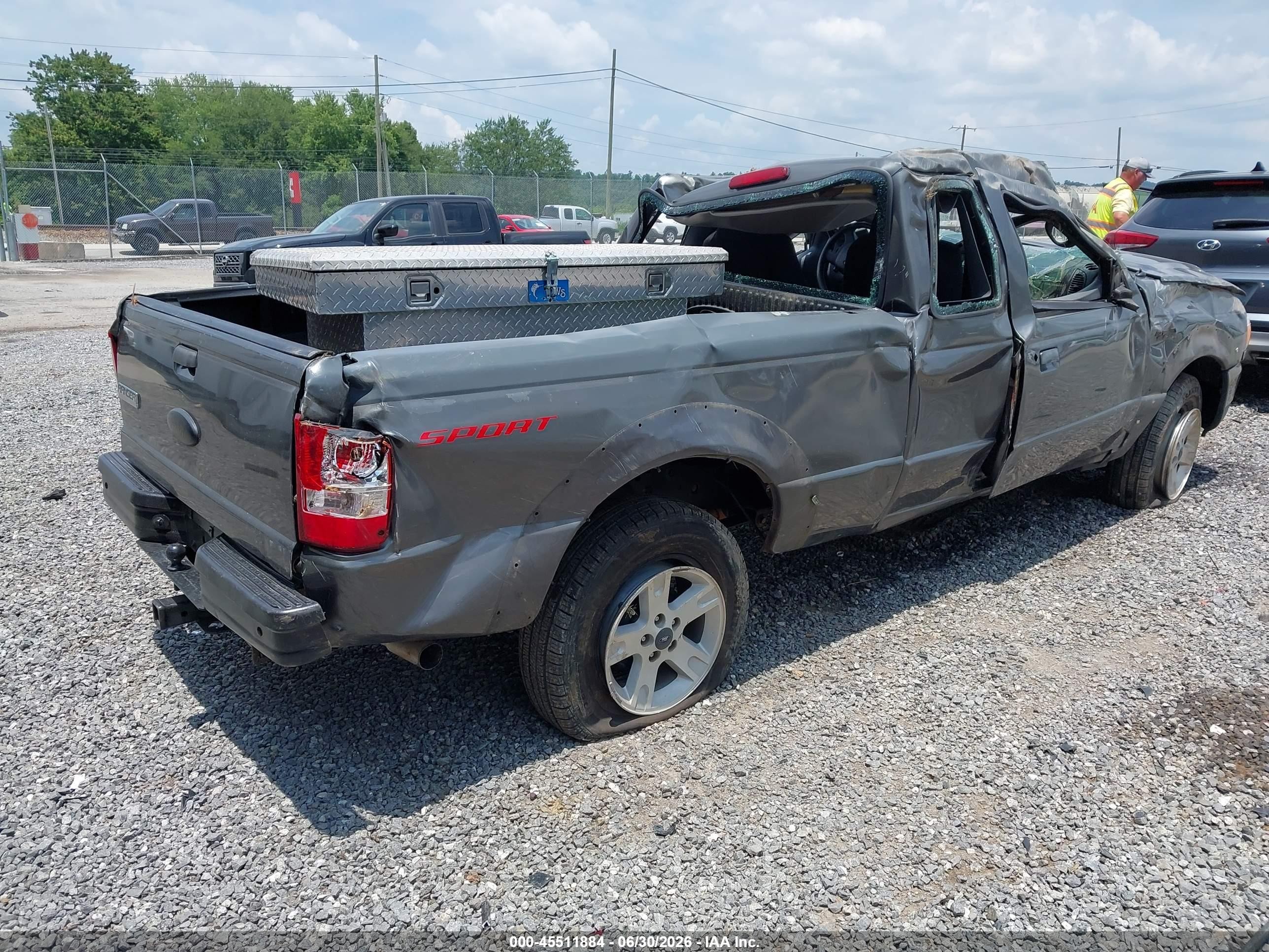 2006 Ford Ranger Sport/stx/xl/xlt Gray vin: 1FTYR14U26PA84012