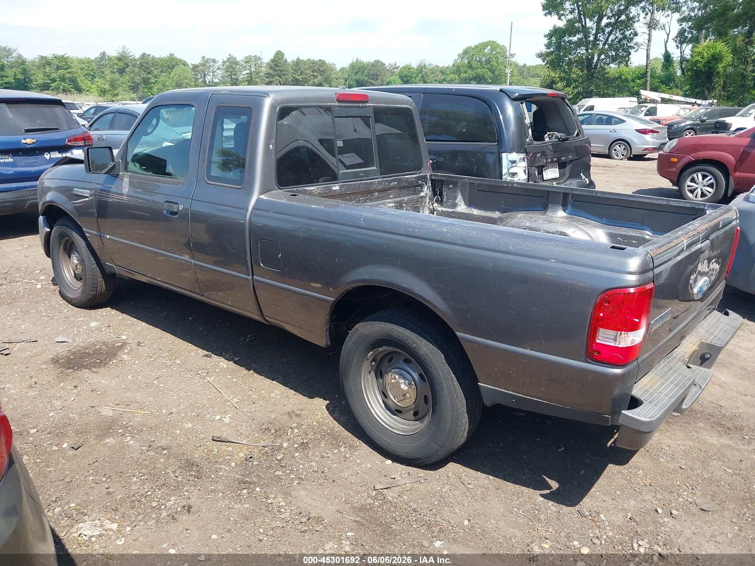 2007 Ford Ranger Sport/stx/xl/xlt Gray vin: 1FTYR14U27PA09943