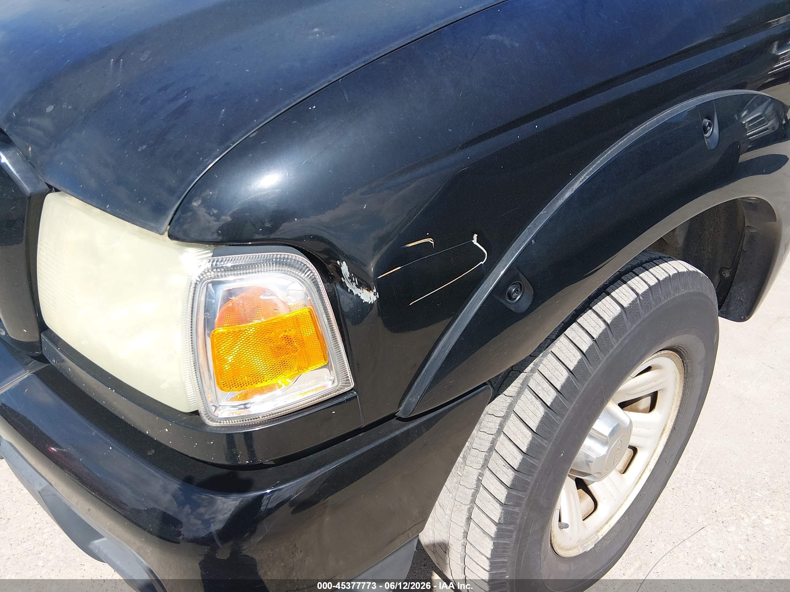 2007 Ford Ranger Sport/stx/xl/xlt Black vin: 1FTYR14U27PA23289