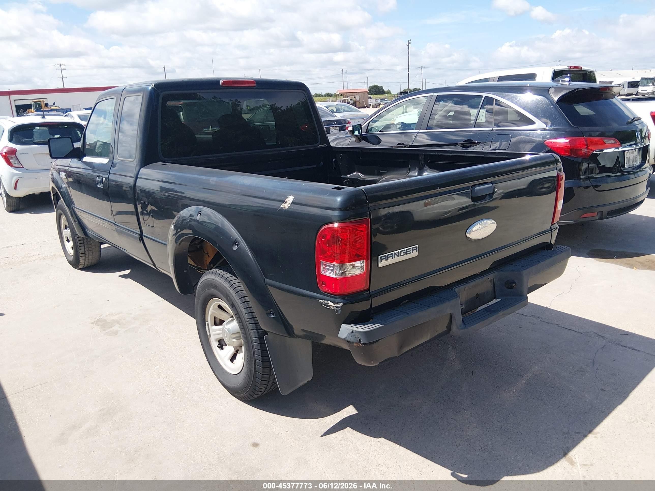 2007 Ford Ranger Sport/stx/xl/xlt Black vin: 1FTYR14U27PA23289