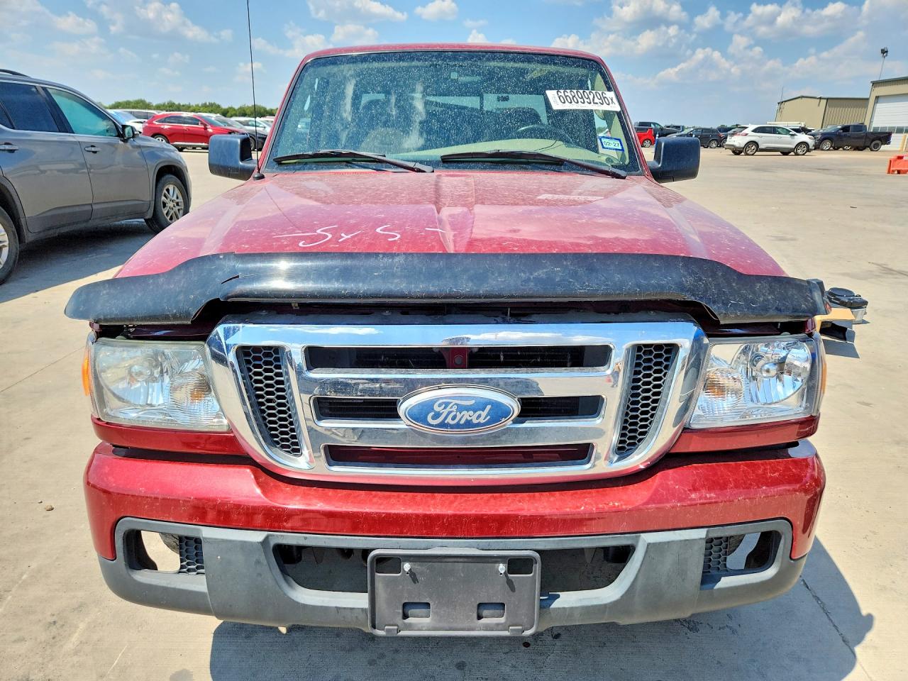 2007 Ford Ranger Super Cab Red vin: 1FTYR14U27PA34793