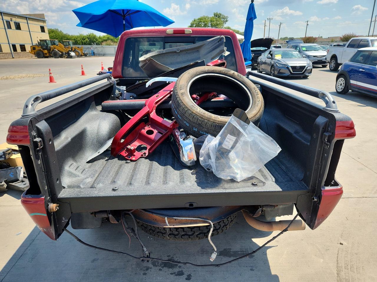 2007 Ford Ranger Super Cab Red vin: 1FTYR14U27PA34793