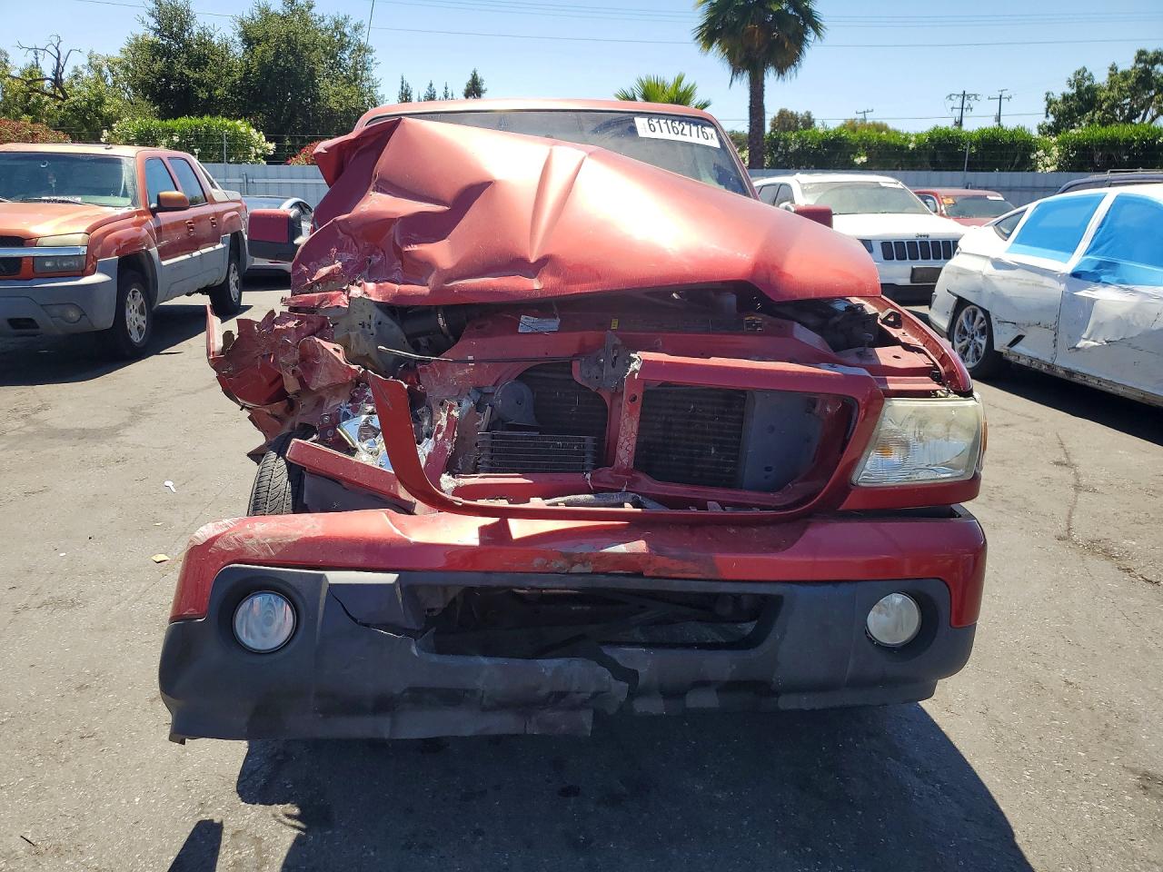 2008 Ford Ranger Super Cab Burgundy vin: 1FTYR14U28PA41051