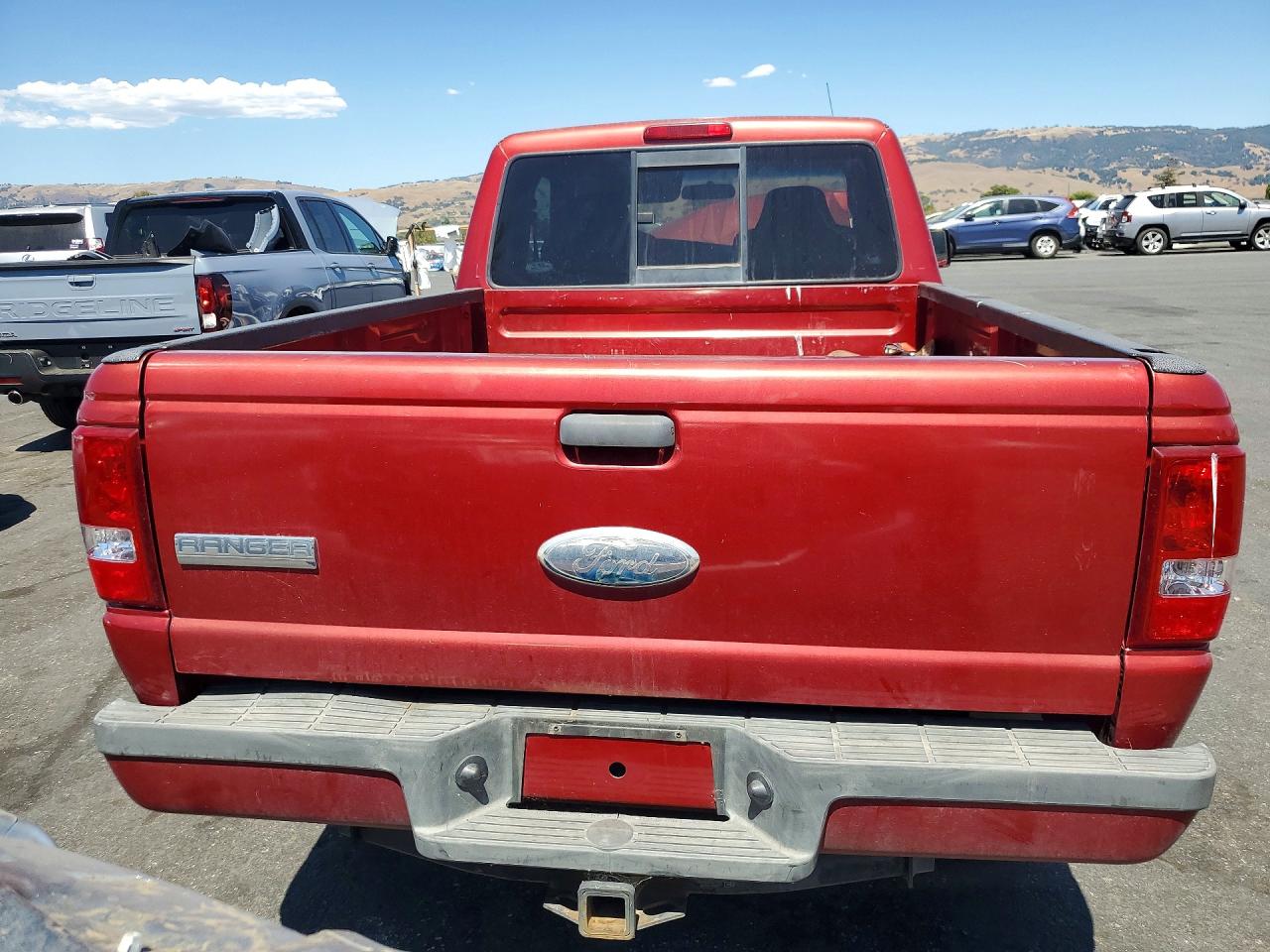 2008 Ford Ranger Super Cab Burgundy vin: 1FTYR14U28PA41051