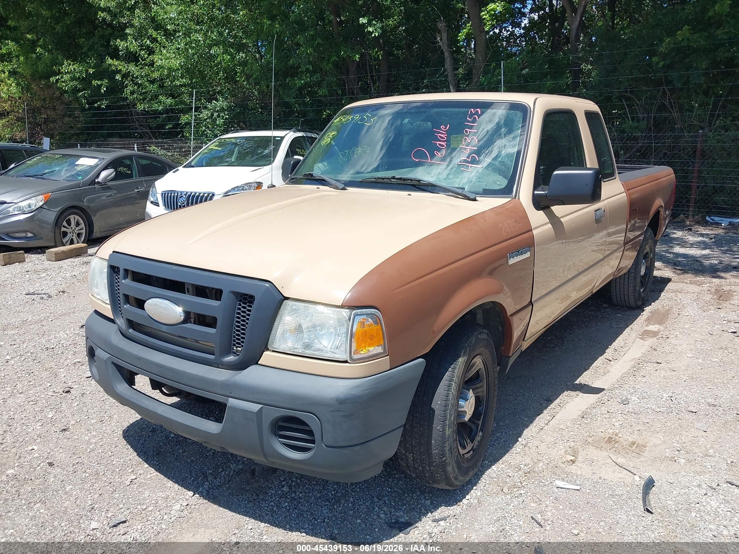2008 Ford Ranger Sport/xl/xlt Tan vin: 1FTYR14U28PA75510