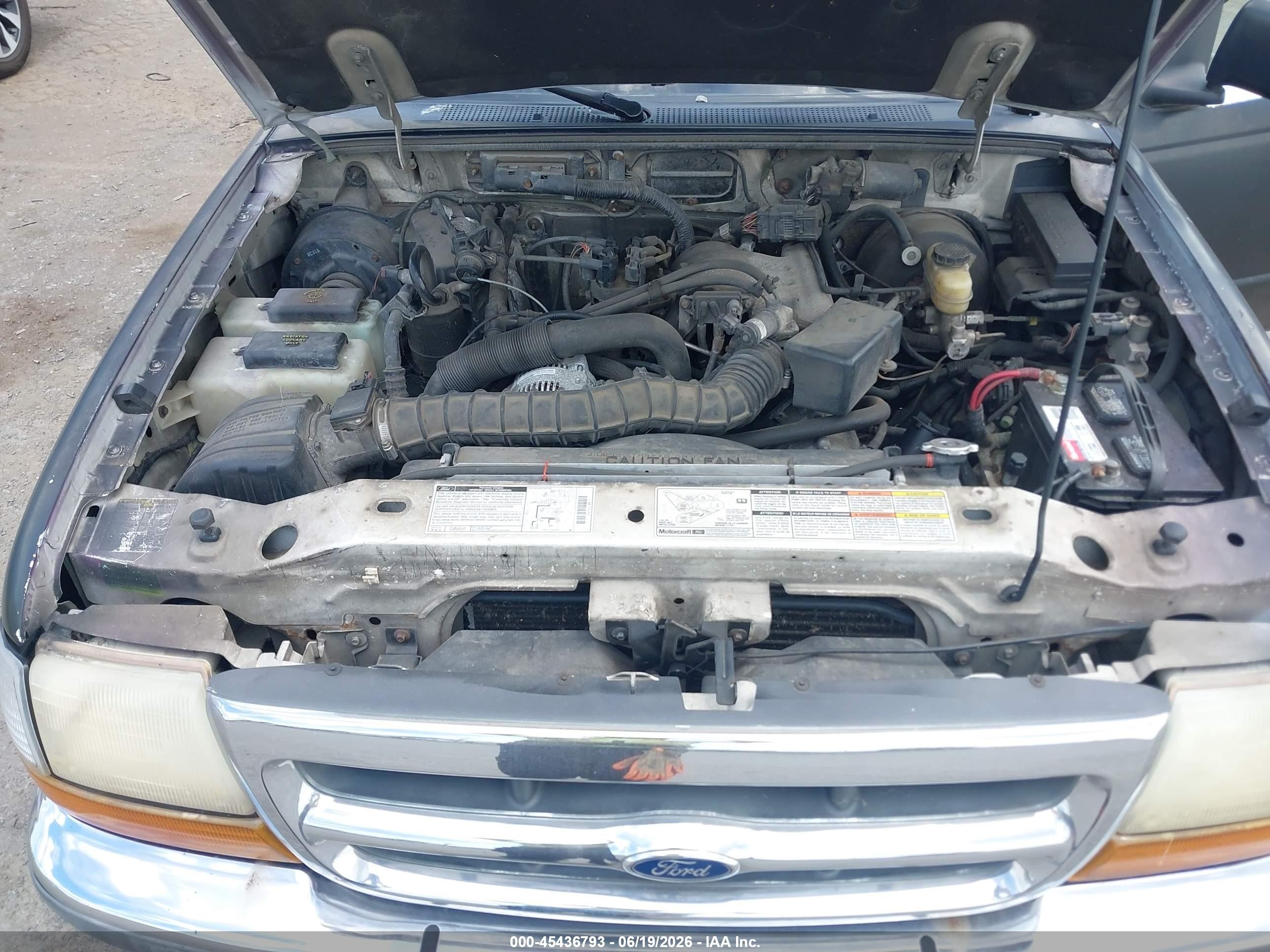 1998 Ford Ranger Splash/xl/xlt Black vin: 1FTYR14U2WPB08048