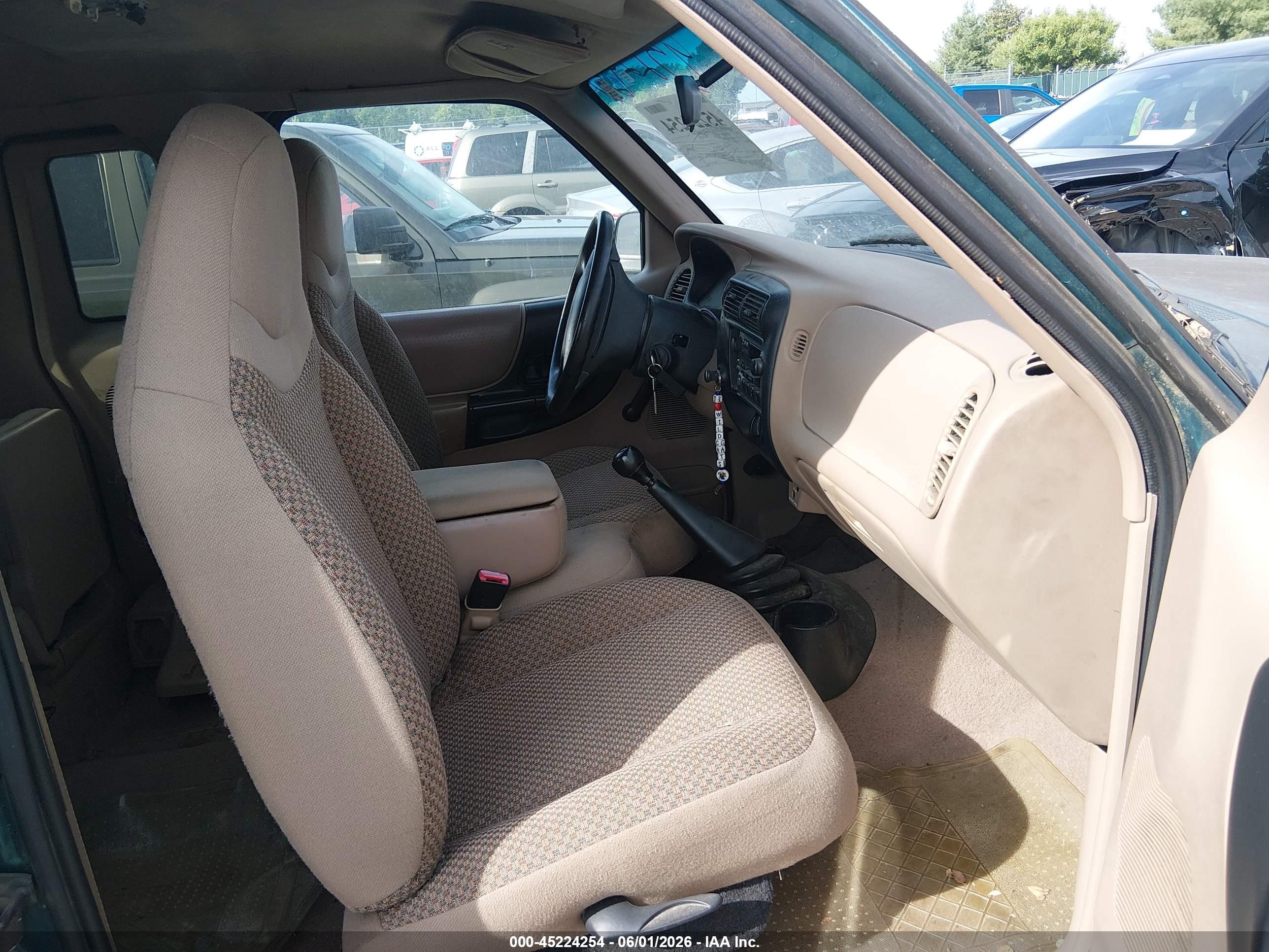 1998 Ford Ranger Splash/xl/xlt Green vin: 1FTYR14U2WTA62129