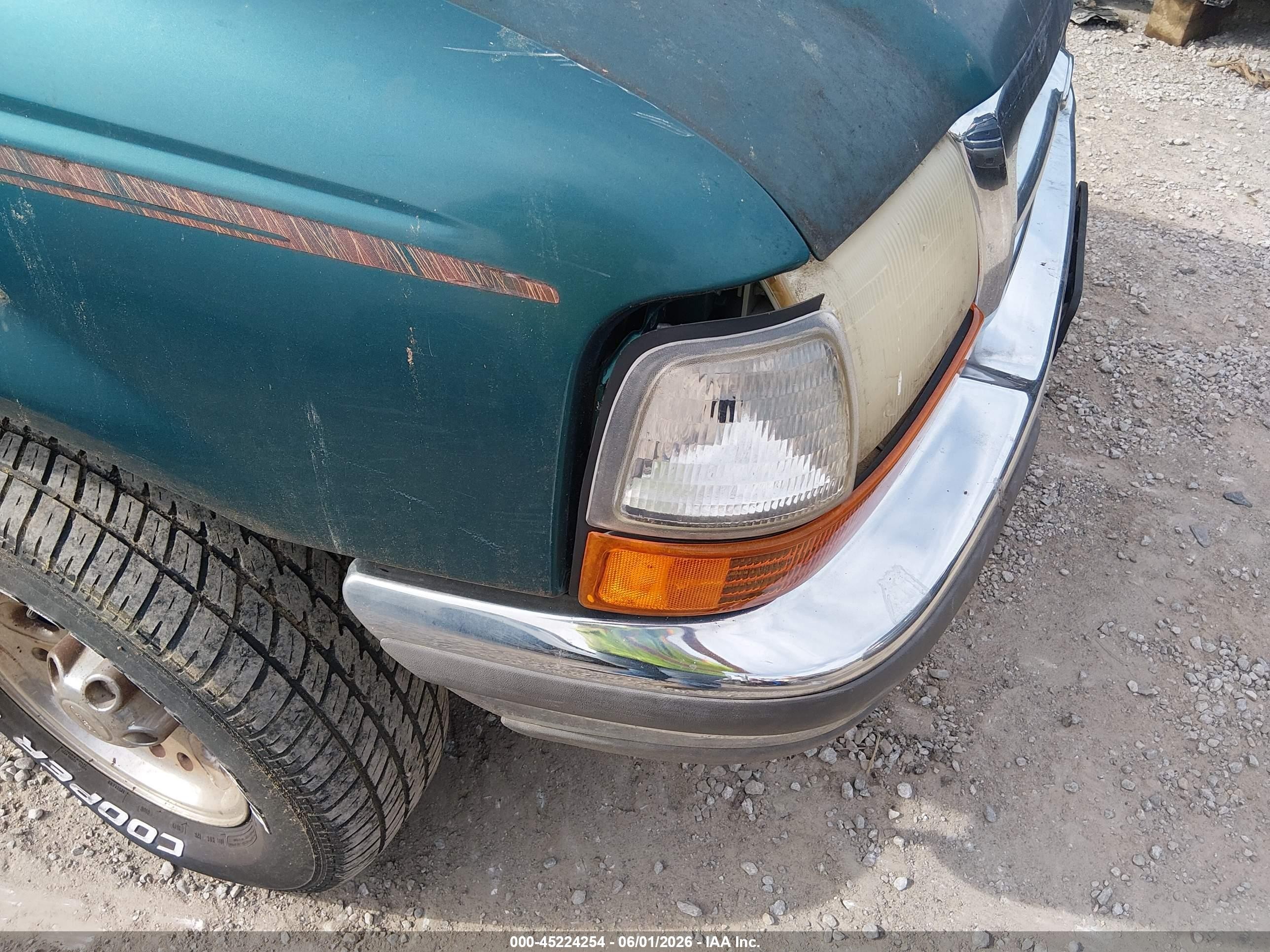 1998 Ford Ranger Splash/xl/xlt Green vin: 1FTYR14U2WTA62129