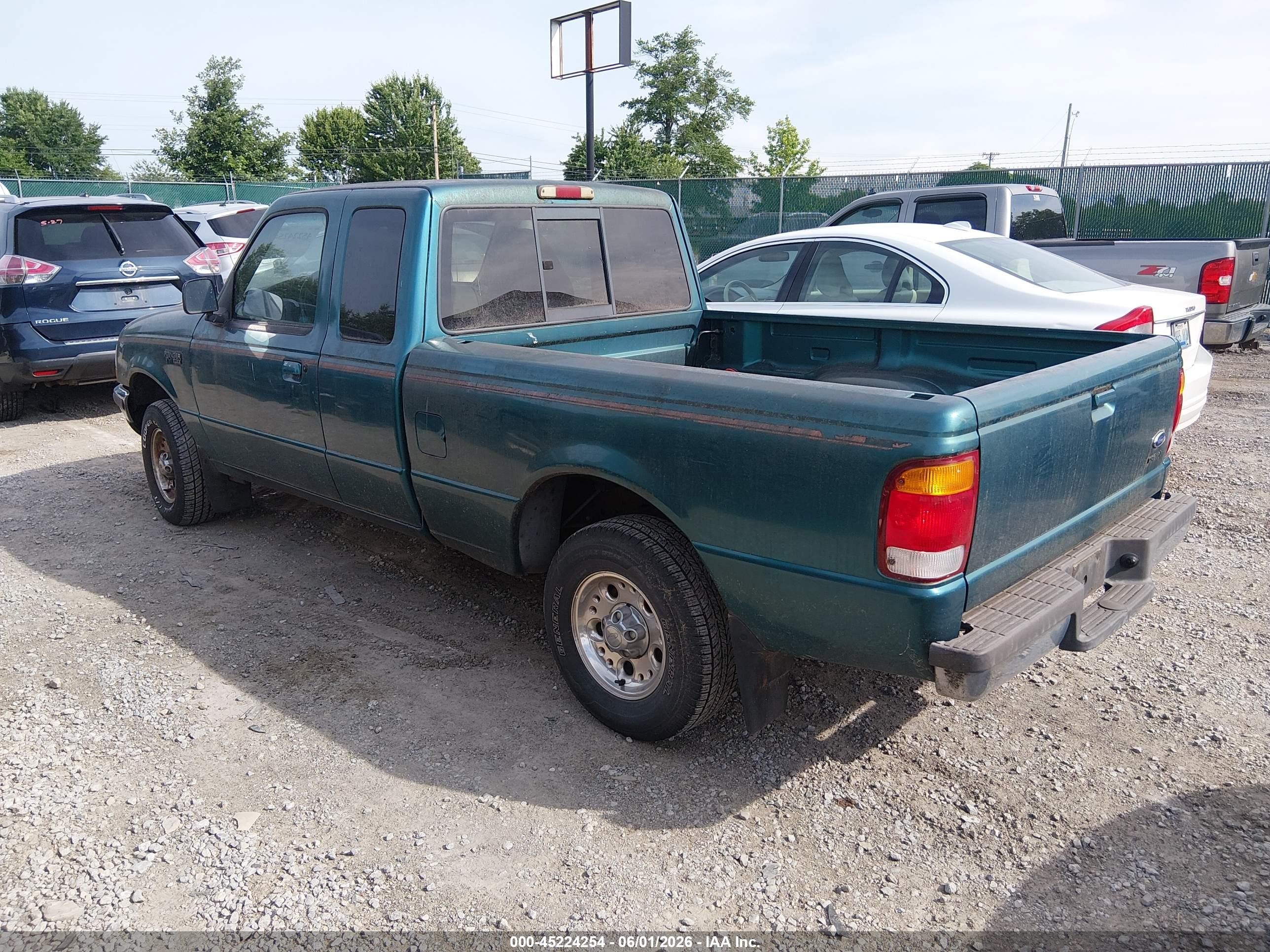 1998 Ford Ranger Splash/xl/xlt Green vin: 1FTYR14U2WTA62129