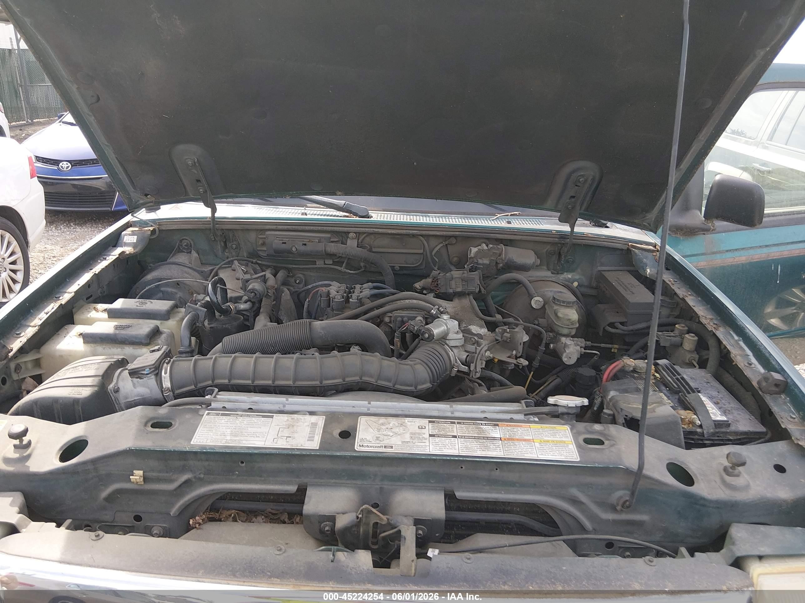 1998 Ford Ranger Splash/xl/xlt Green vin: 1FTYR14U2WTA62129