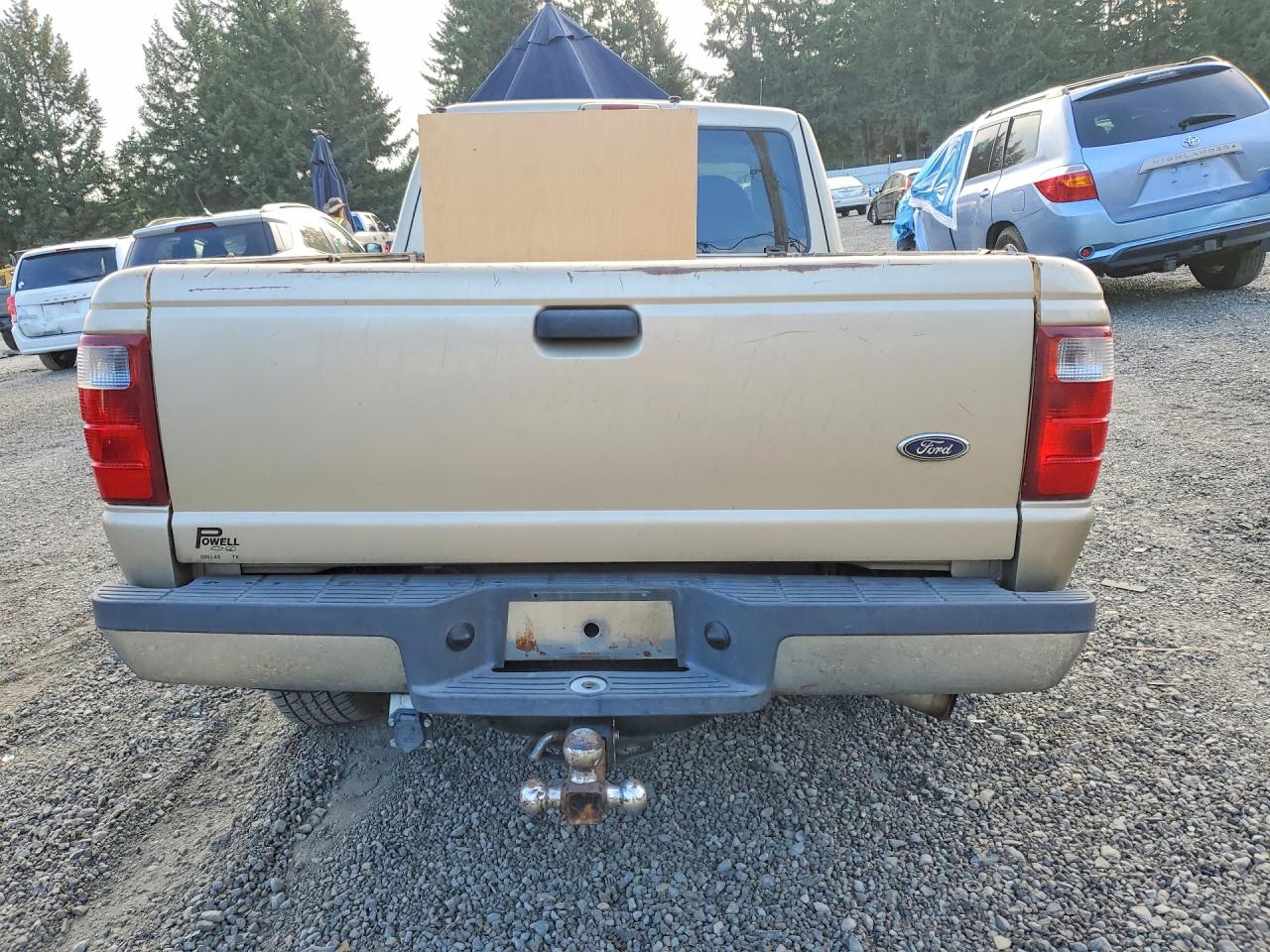 2001 Ford Ranger Super Cab Tan vin: 1FTYR14U31PA06198
