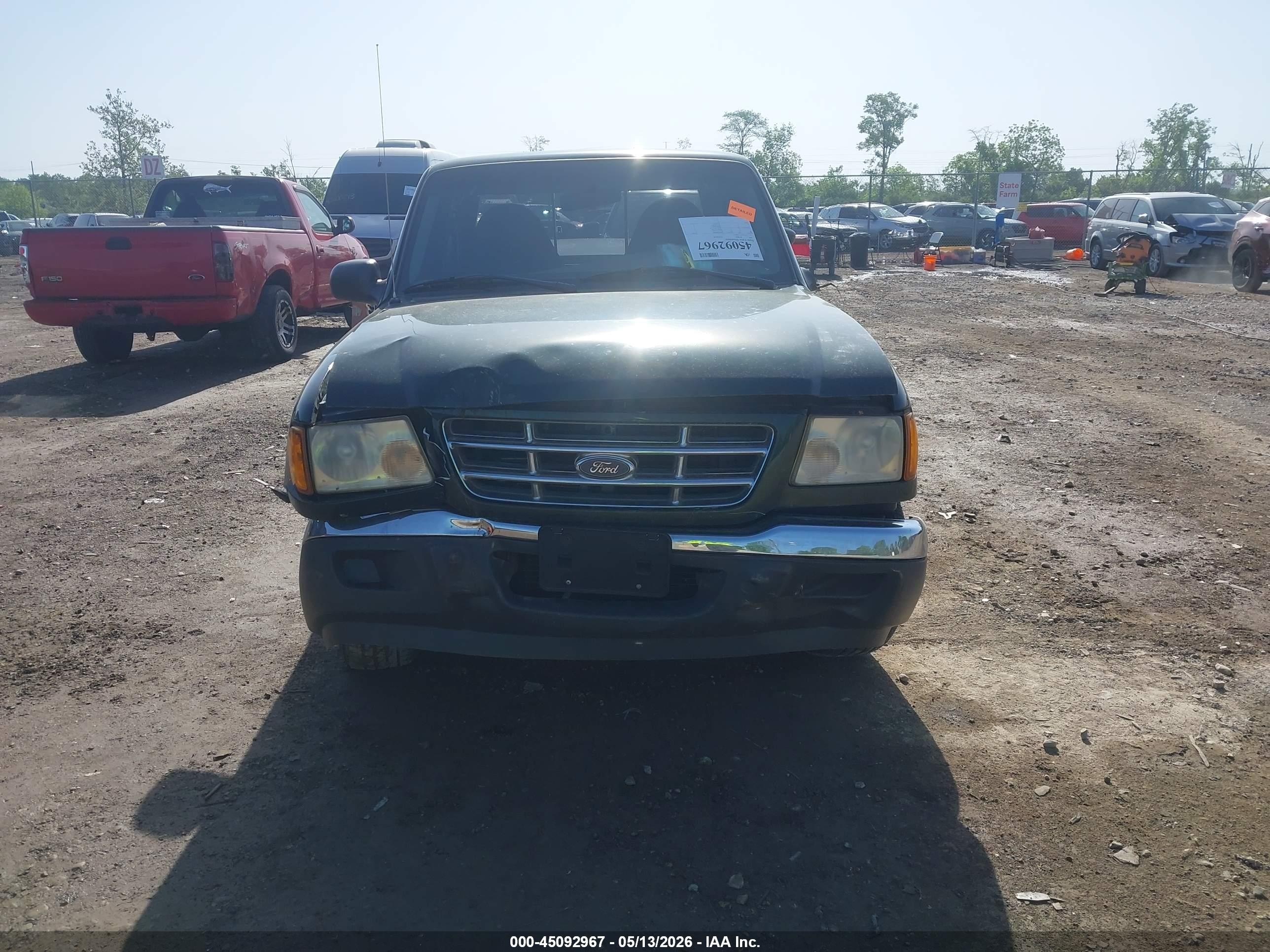 2001 Ford Ranger Edge/xl/xlt Green vin: 1FTYR14U31PA68121