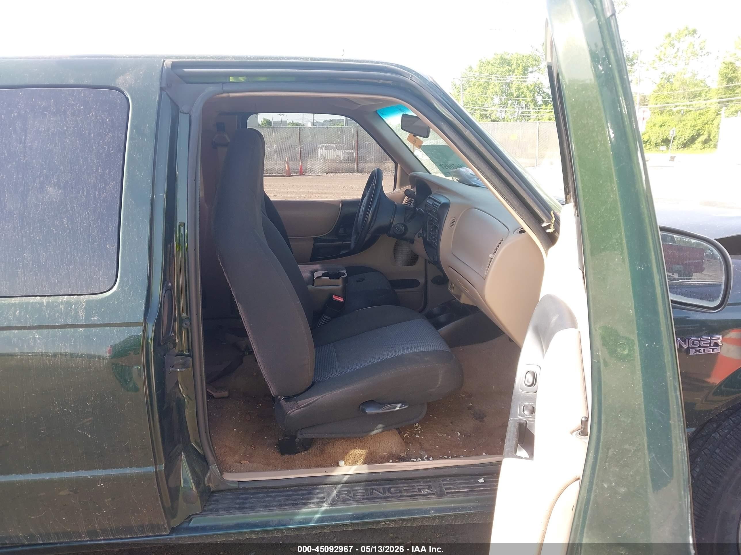 2001 Ford Ranger Edge/xl/xlt Green vin: 1FTYR14U31PA68121