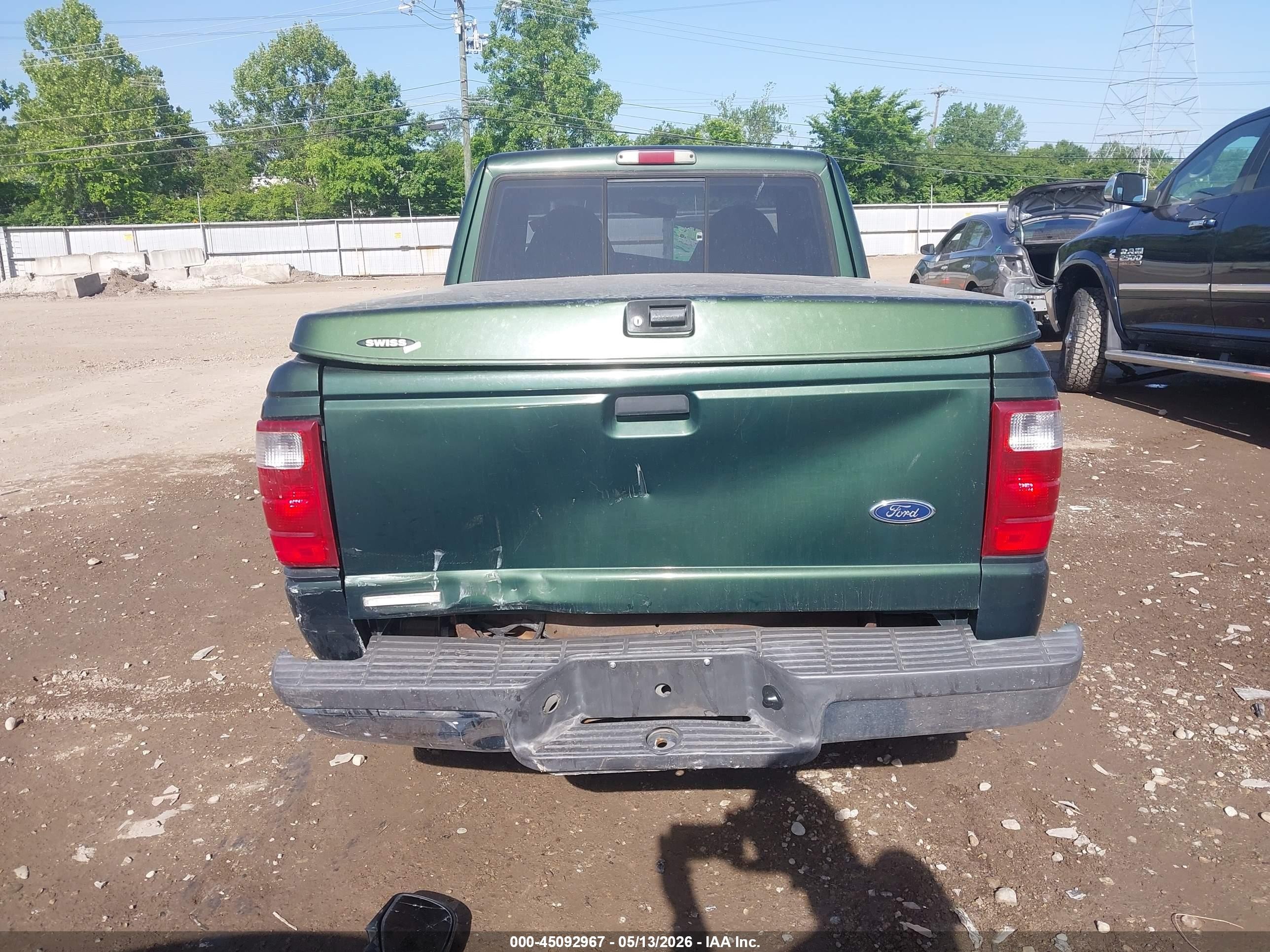 2001 Ford Ranger Edge/xl/xlt Green vin: 1FTYR14U31PA68121