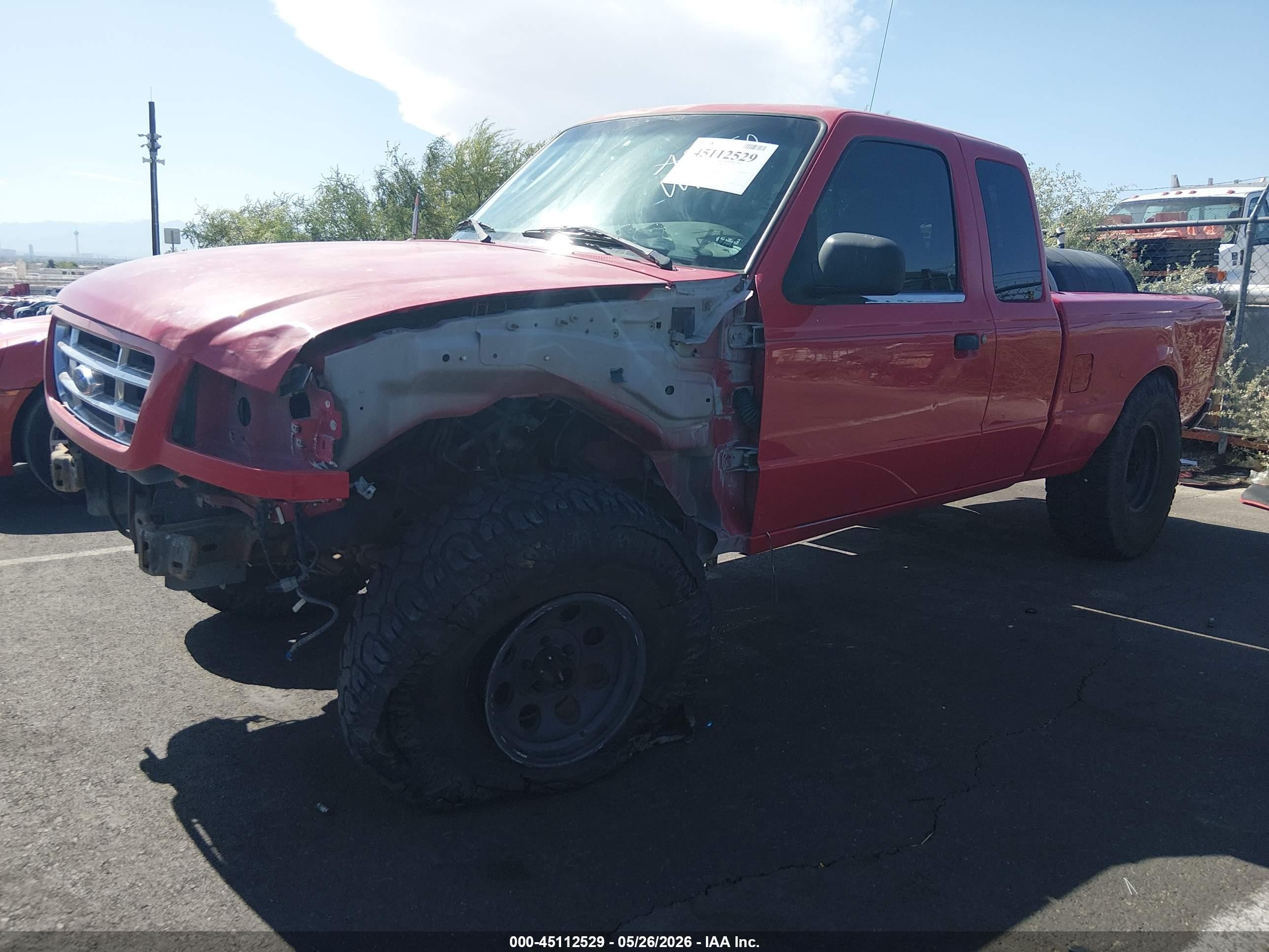 2001 Ford Ranger Edge/xl/xlt Red vin: 1FTYR14U31PA93150