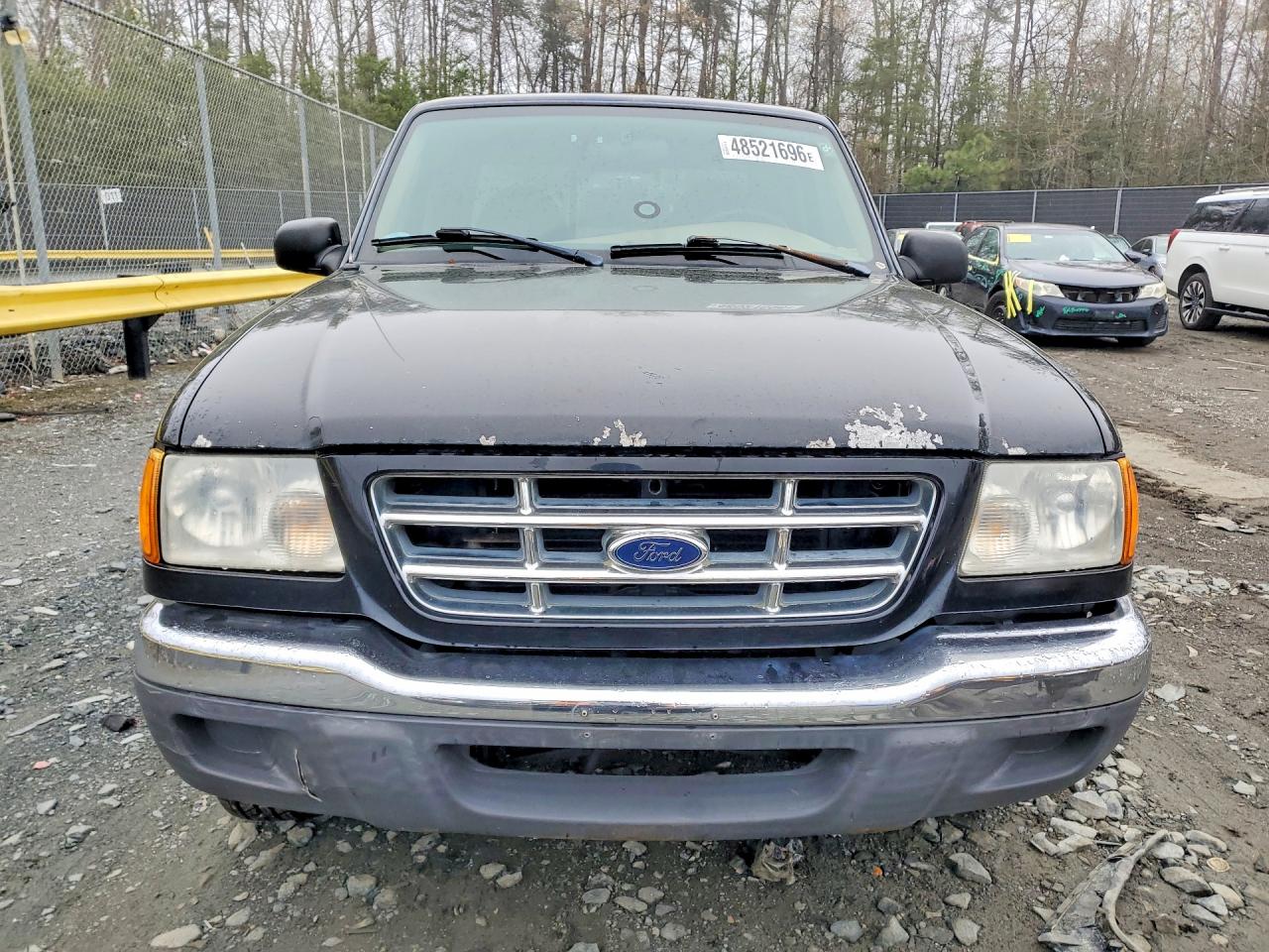 2001 Ford Ranger Super Cab Black vin: 1FTYR14U31TA18035