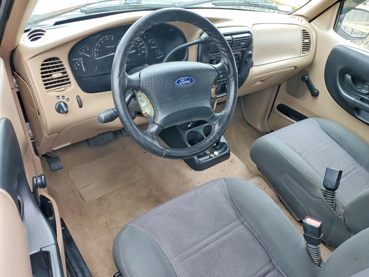 2001 Ford Ranger Super Cab Black vin: 1FTYR14U31TA18035