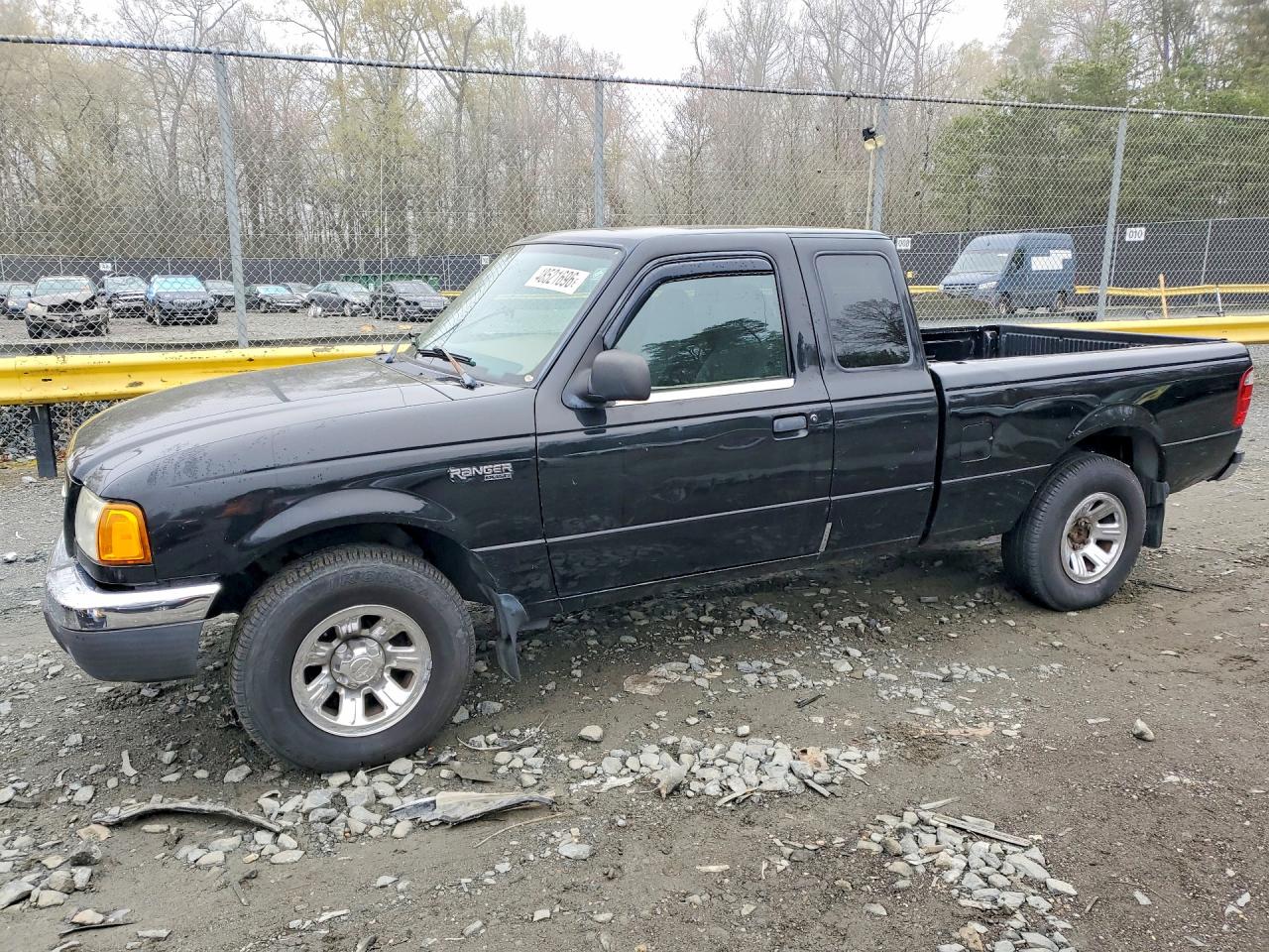2001 Ford Ranger Super Cab Black vin: 1FTYR14U31TA18035