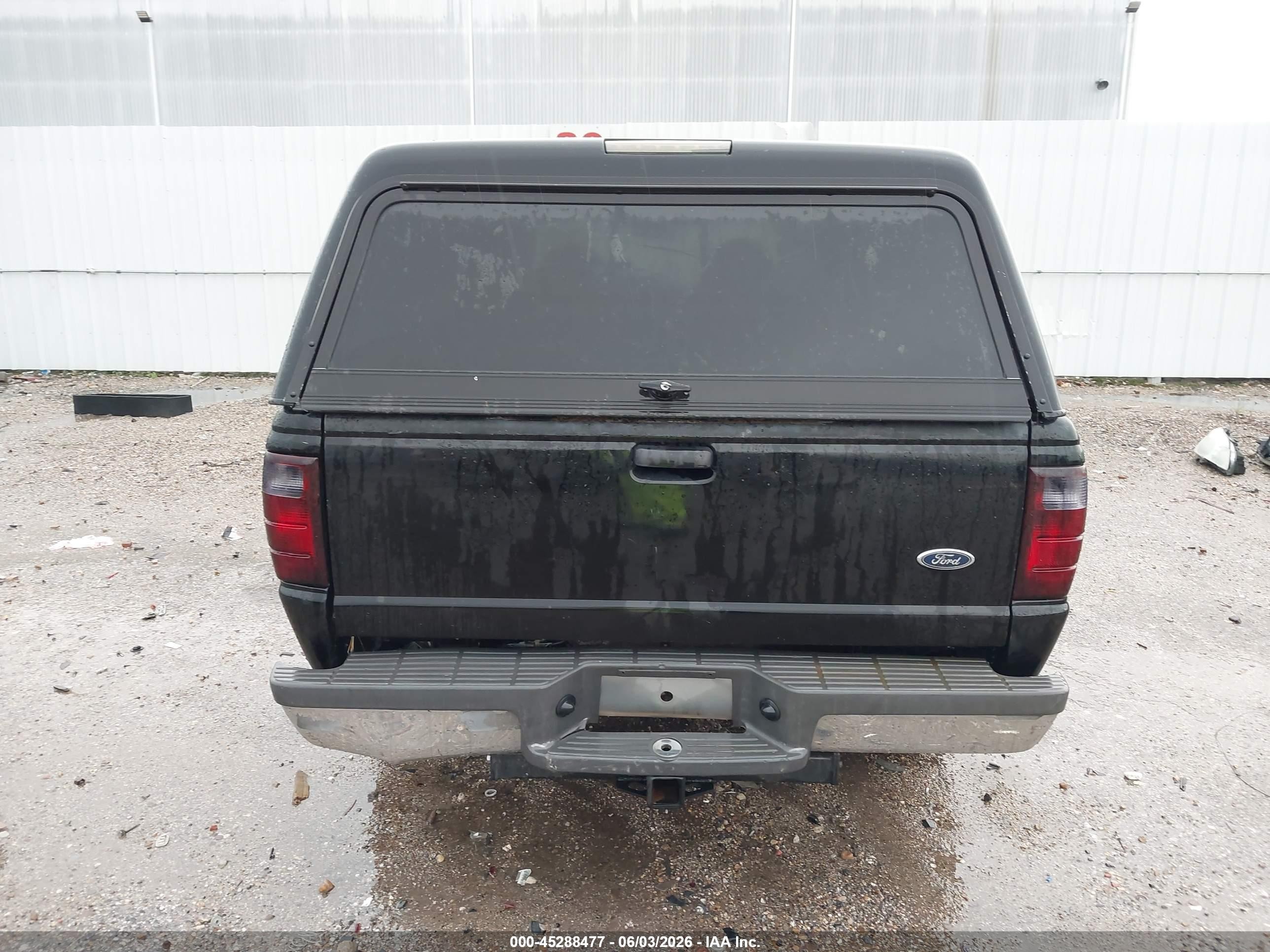 2002 Ford Ranger Edge/tremor/xl/xlt Black vin: 1FTYR14U32PA54737
