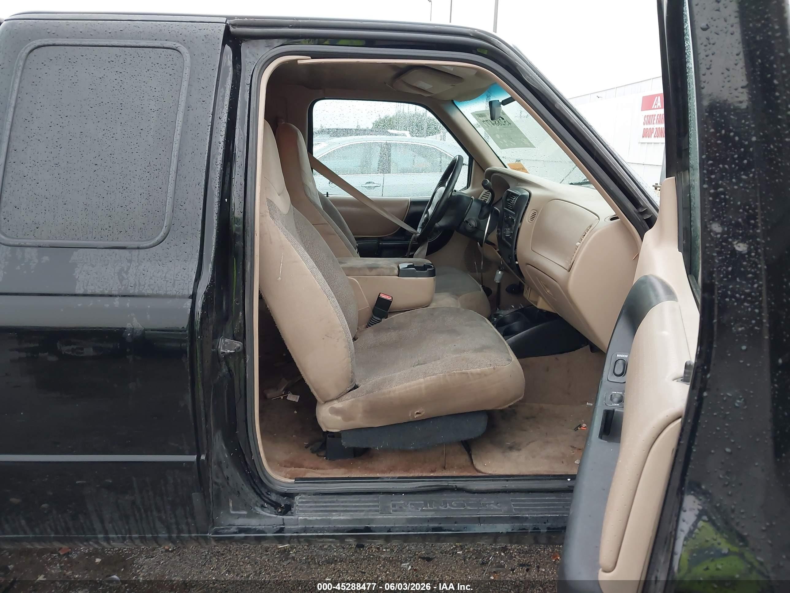 2002 Ford Ranger Edge/tremor/xl/xlt Black vin: 1FTYR14U32PA54737