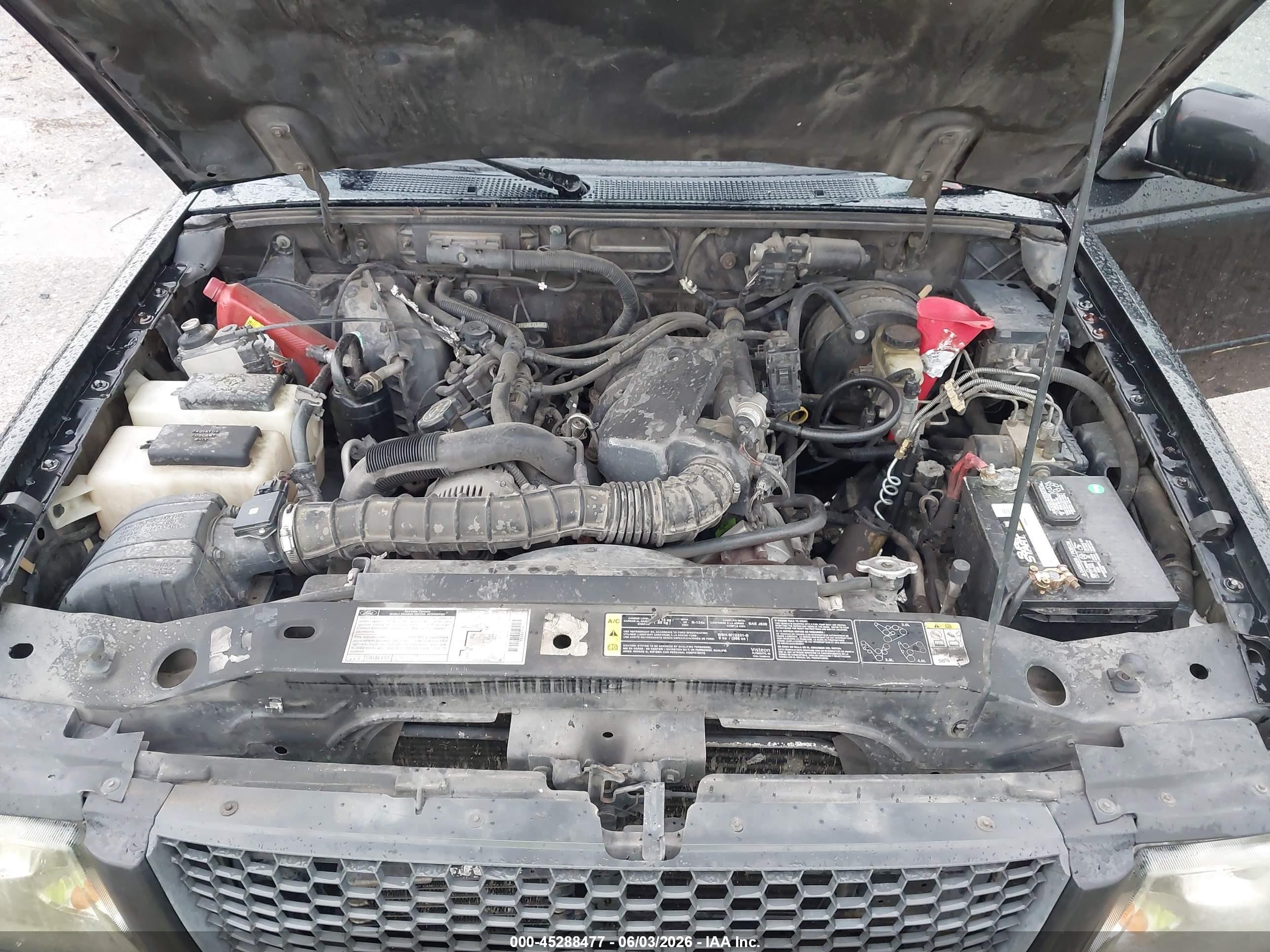 2002 Ford Ranger Edge/tremor/xl/xlt Black vin: 1FTYR14U32PA54737