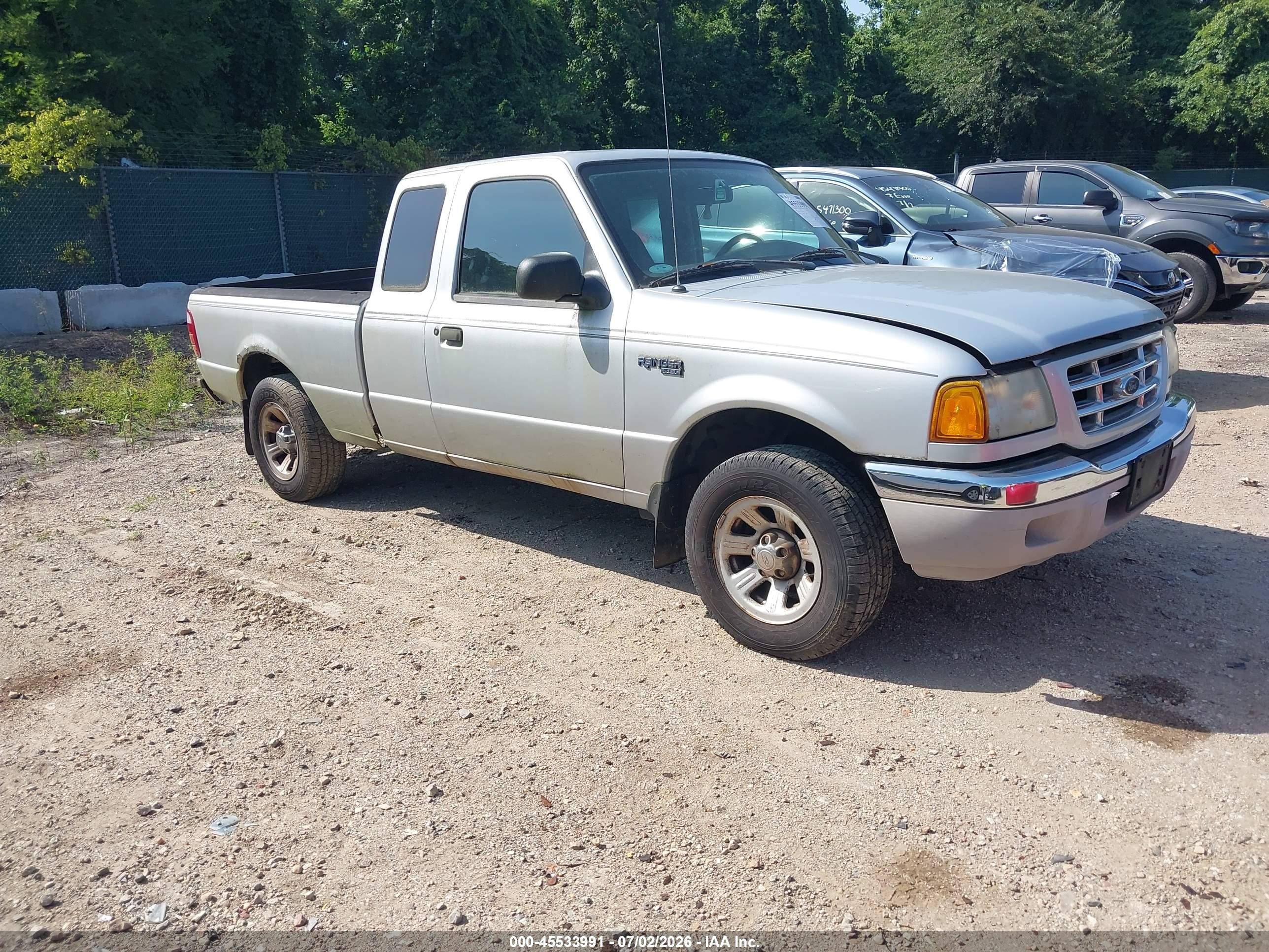 2002 Ford Ranger Edge/tremor/xl/xlt Silver vin: 1FTYR14U32TA05691