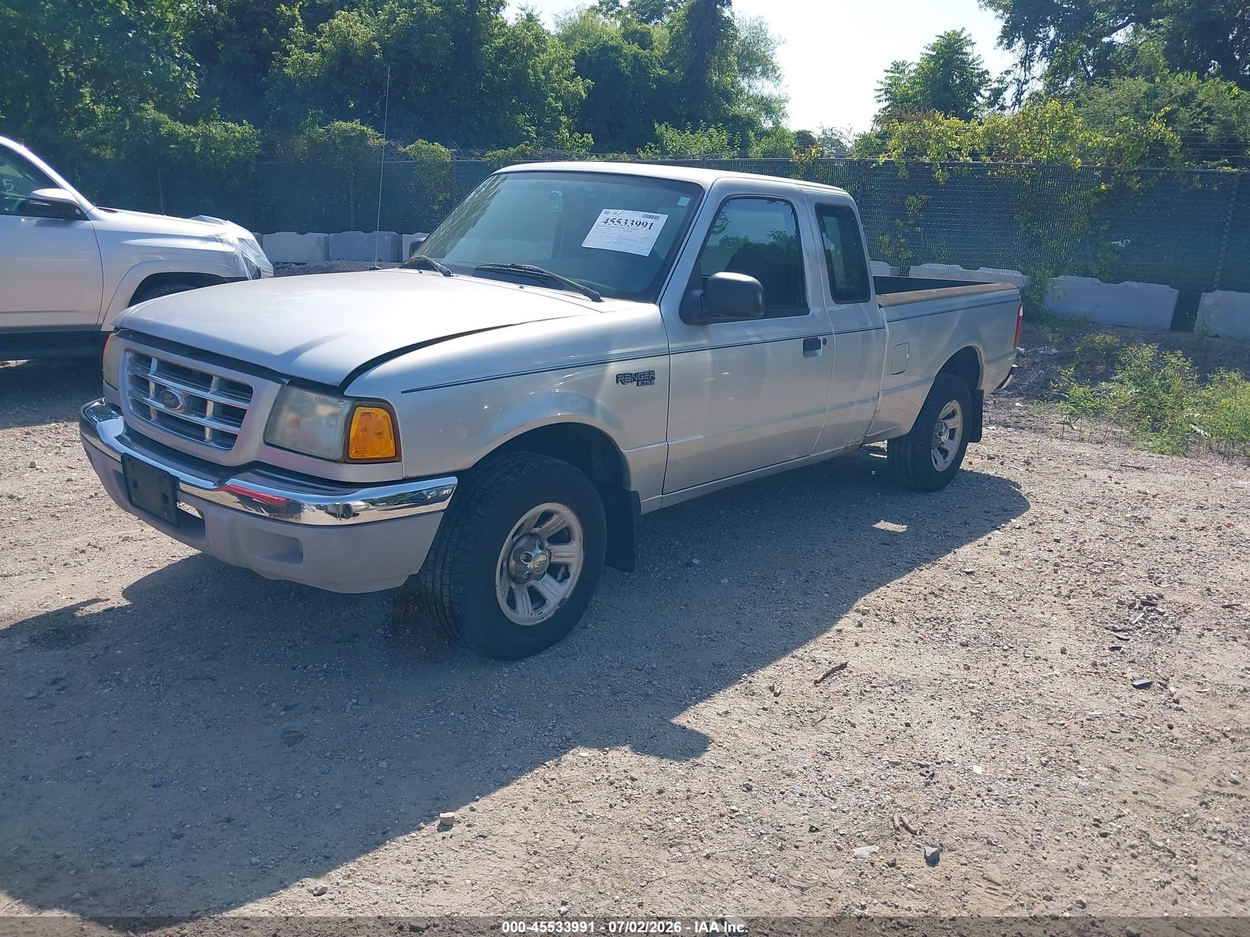 2002 Ford Ranger Edge/tremor/xl/xlt Silver vin: 1FTYR14U32TA05691