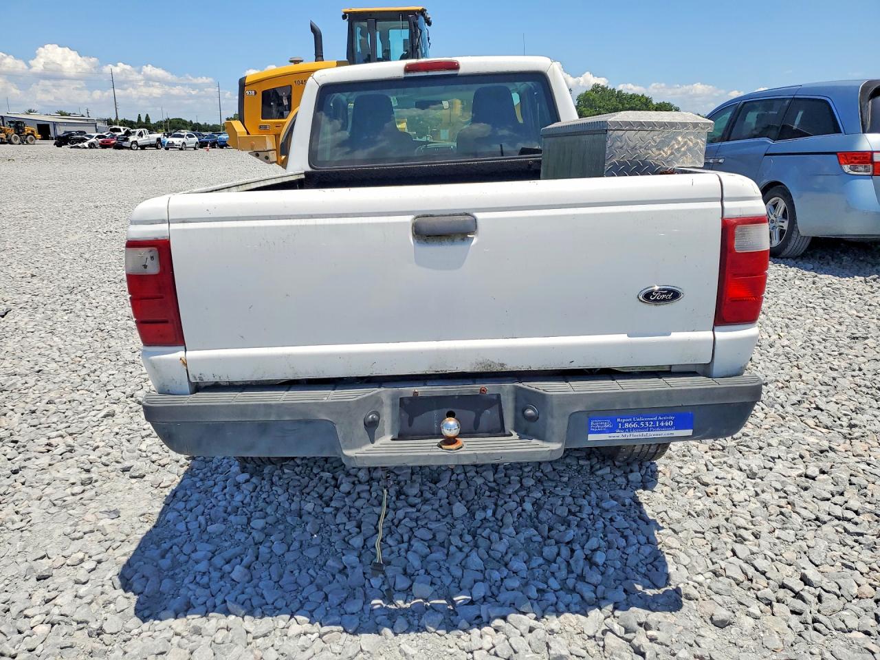 2004 Ford Ranger White vin: 1FTYR14U34PB27527